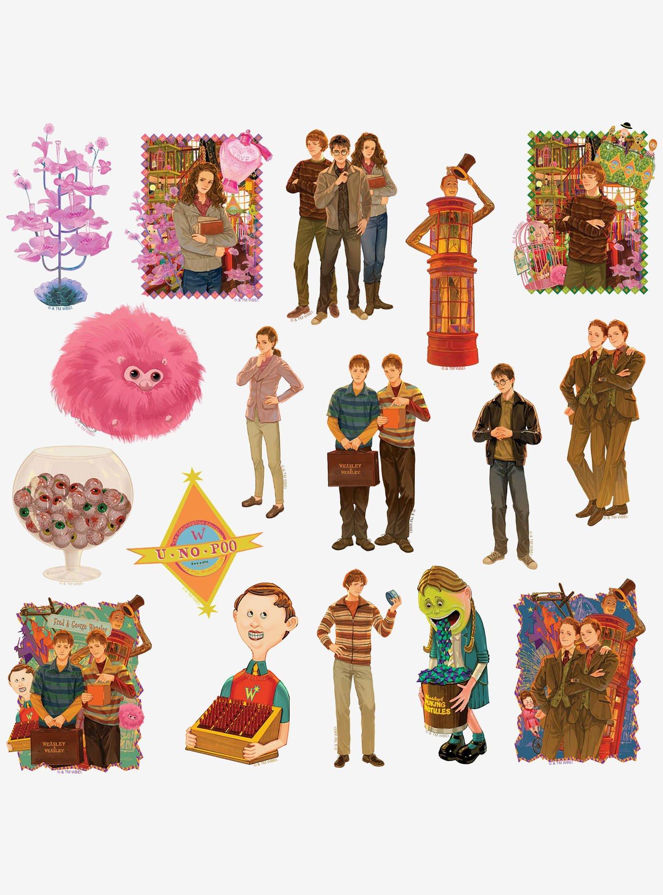 Harry Potter Weasley Wheezes Miscellaneous 100ct Sticker Pack, , alternate