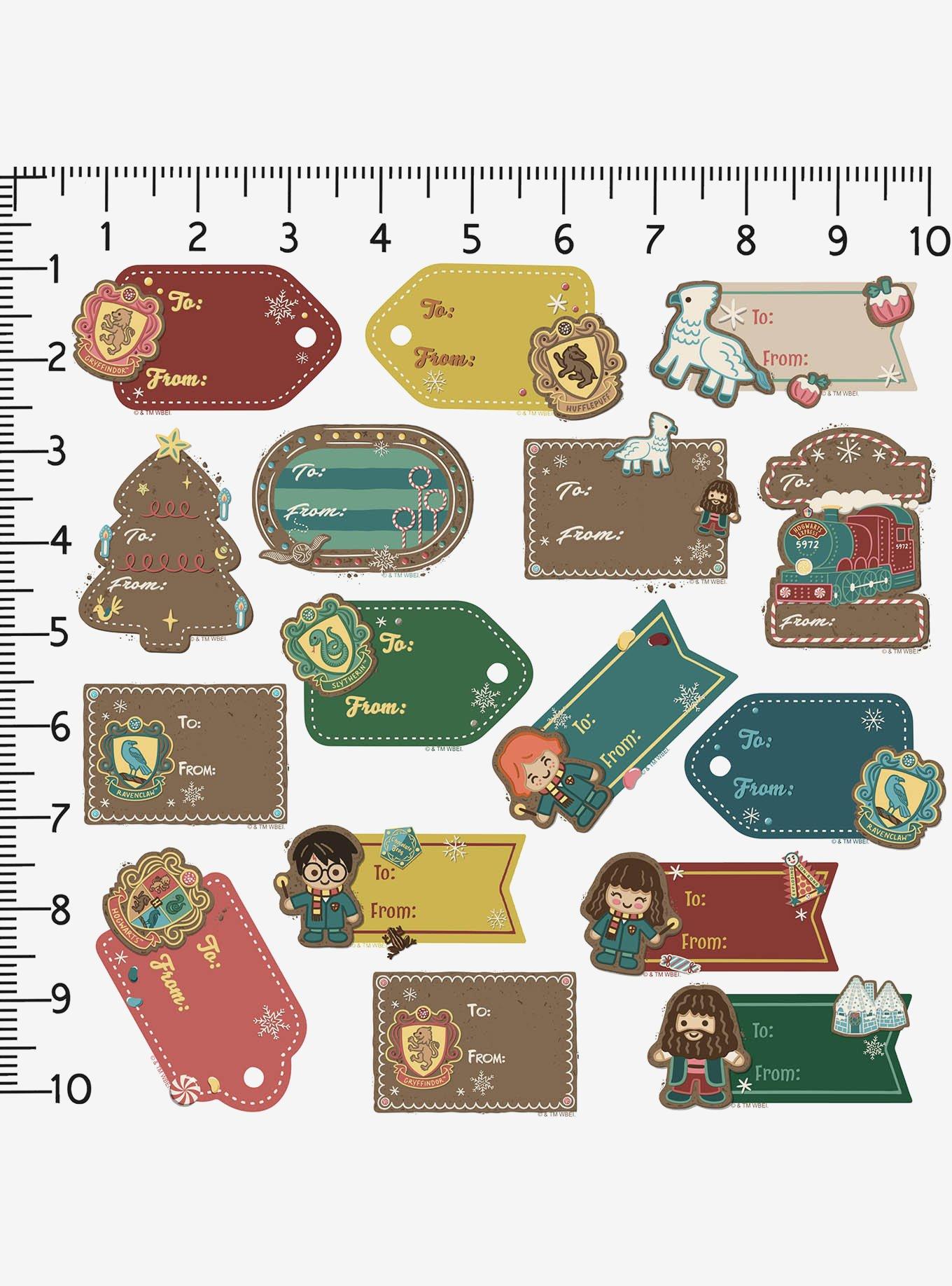 Harry Potter Cookie Christmas Labels Miscellaneous 100ct Sticker Pack, , alternate