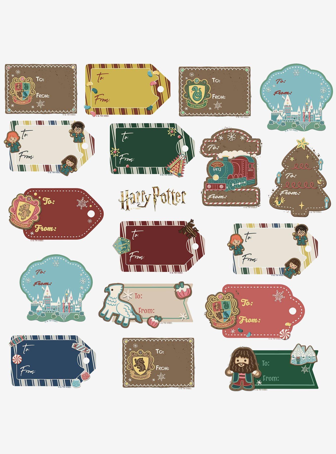 Harry Potter Cookie Christmas Labels Miscellaneous 100ct Sticker Pack, , alternate