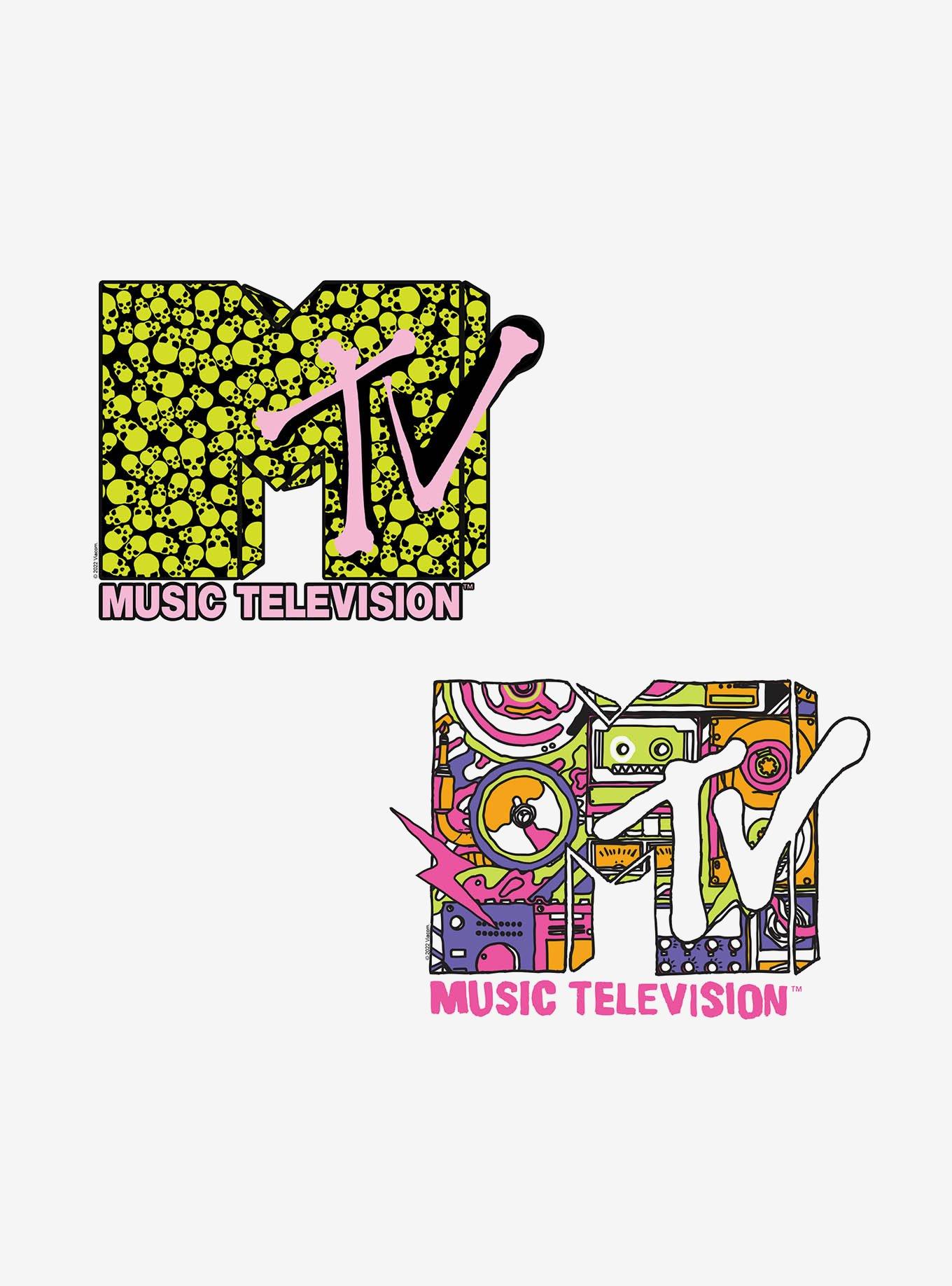 MTV Logo Miscellaneous 100ct Sticker Pack, , alternate