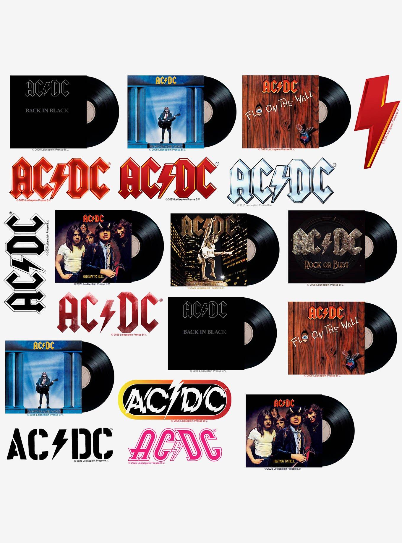 AC/DC Albums Miscellaneous 100ct Sticker Pack