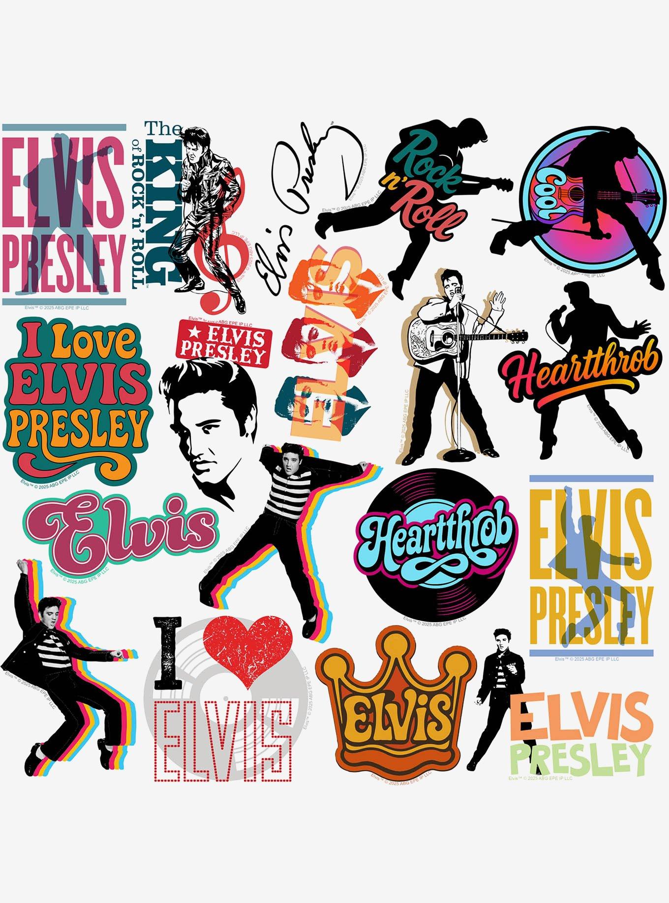Elvis Iconic Miscellaneous 100ct Sticker Pack