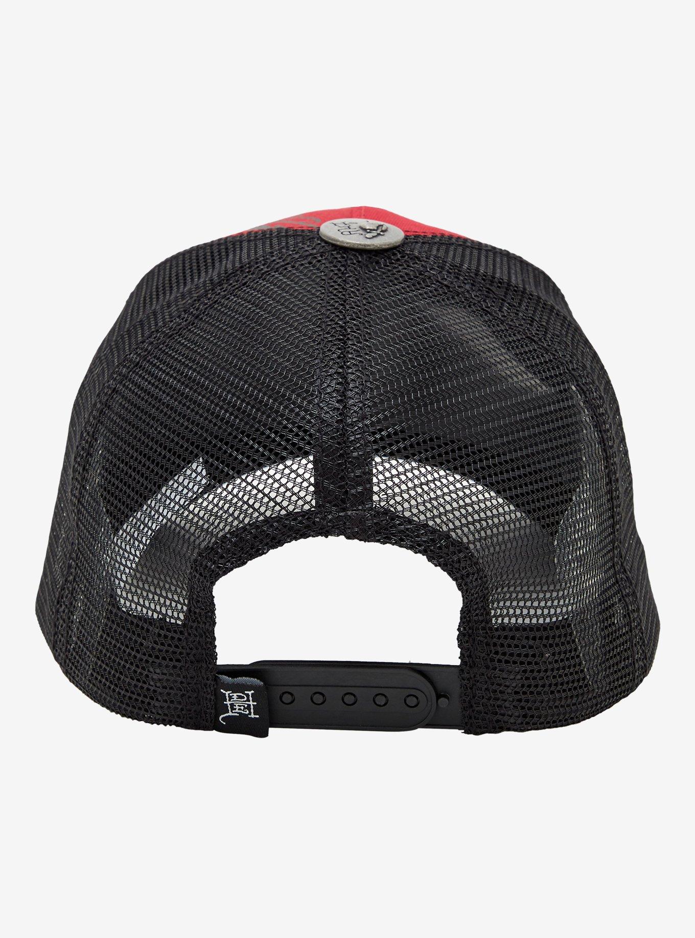 Ed Hardy X mgk Cards Rhinestone Trucker Hat, , alternate