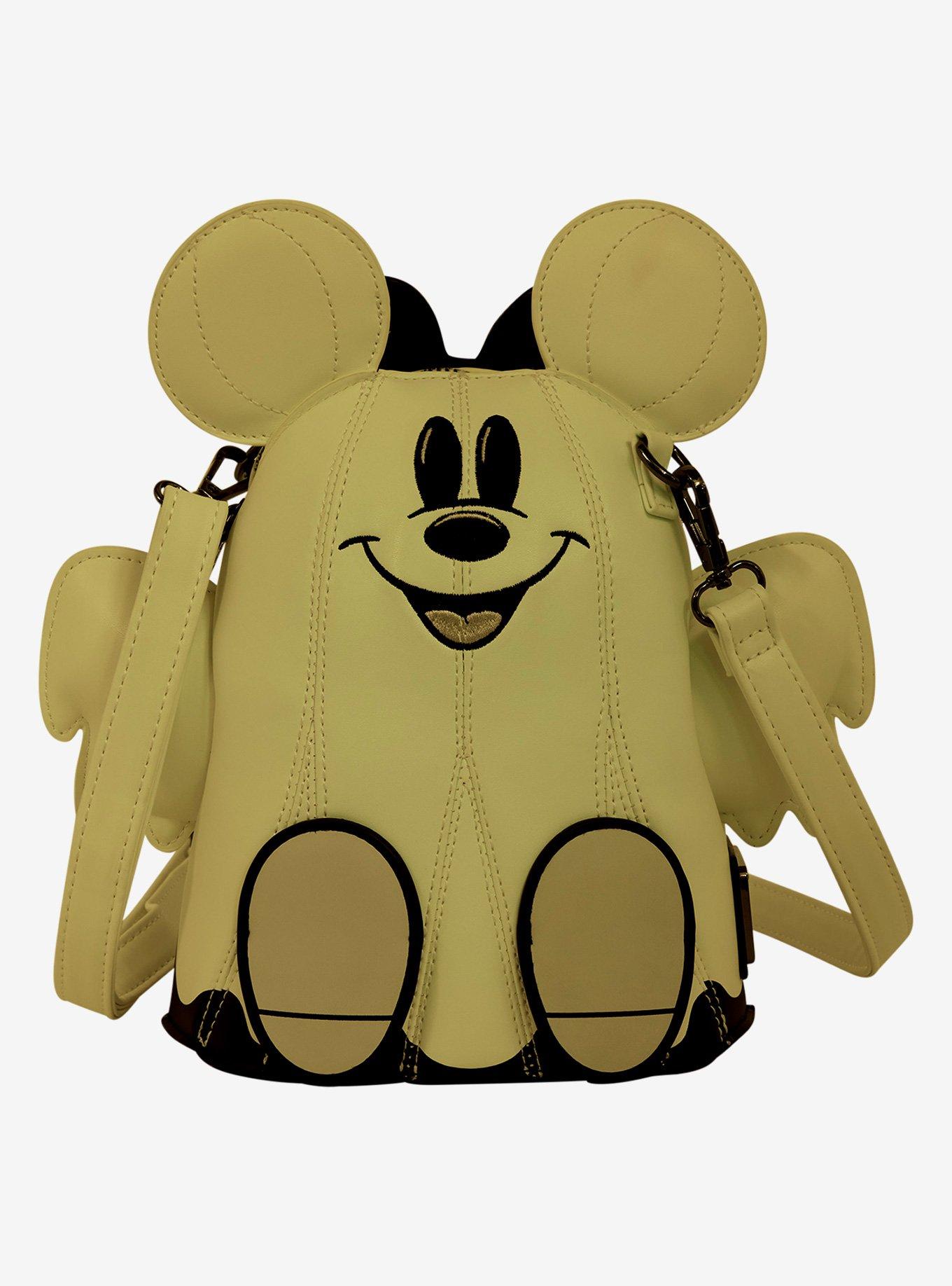 Loungefly Disney Mickey & Minnie Ghost Glow-in-the-Dark Figural Crossbody Bag, , alternate - view 3
