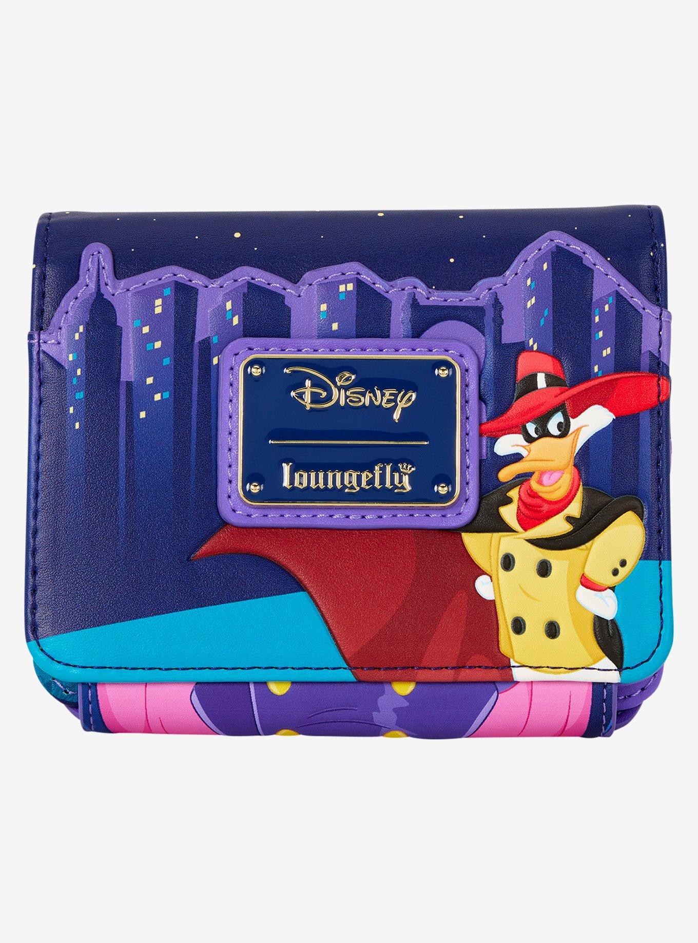 Loungefly Disney Darkwing Duck Glow-in-the-Dark Wallet, , alternate - view 3