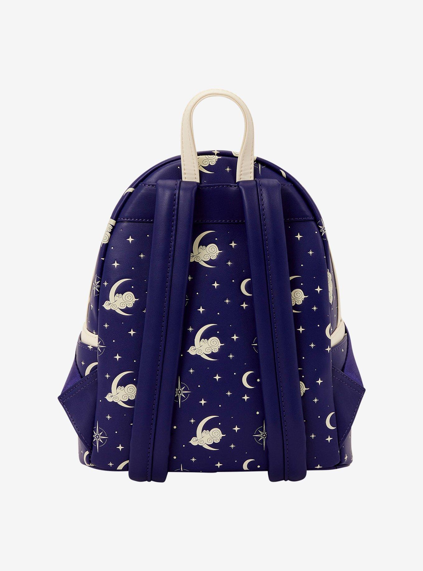 Loungefly Disney The Nightmare Before Christmas Jack Skellington & Sally Night Sky Mini Backpack, , alternate - view 3