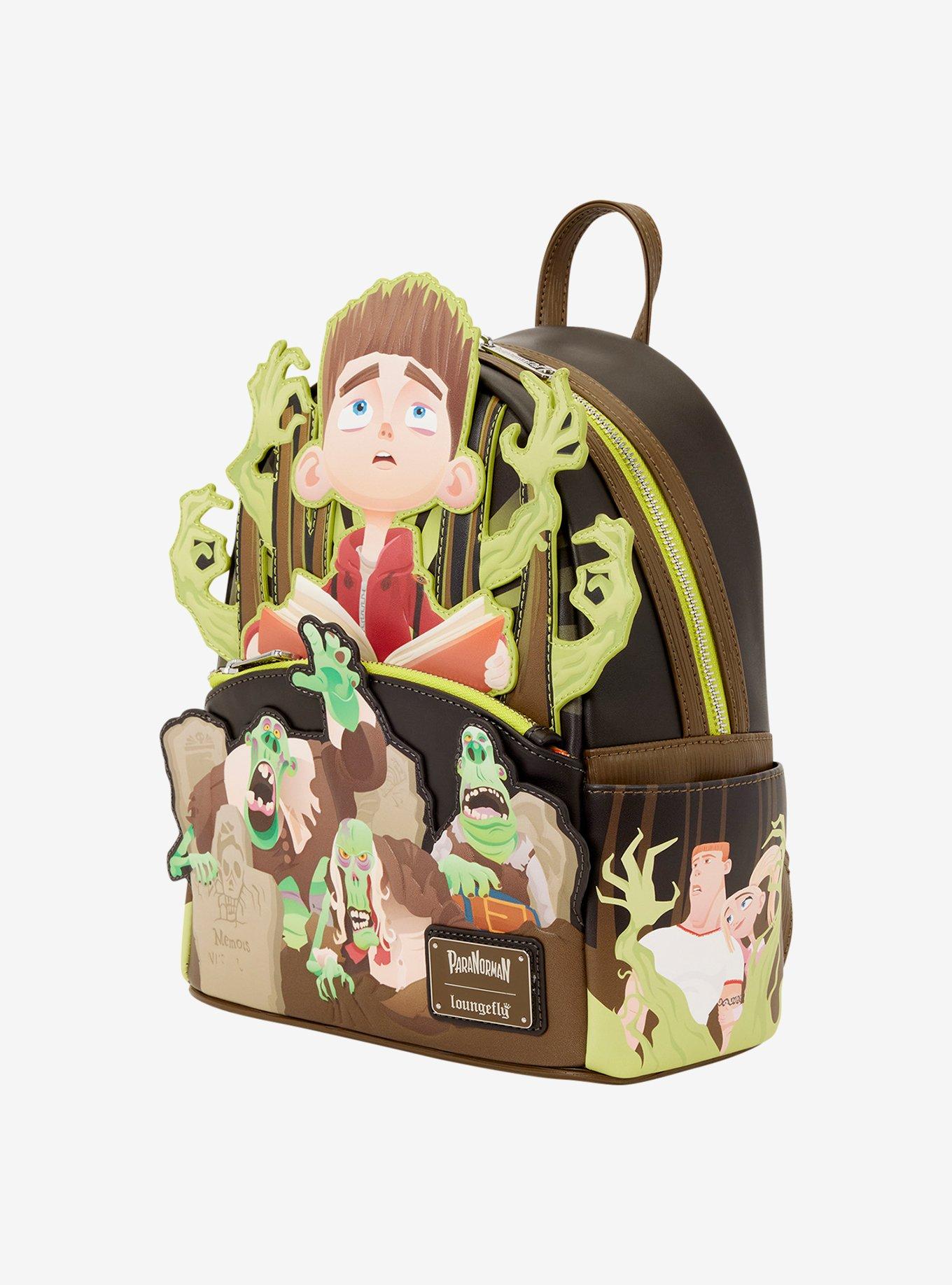 Loungefly ParaNorman Zombies Glow-in-the-Dark Mini Backpack, , alternate - view 3