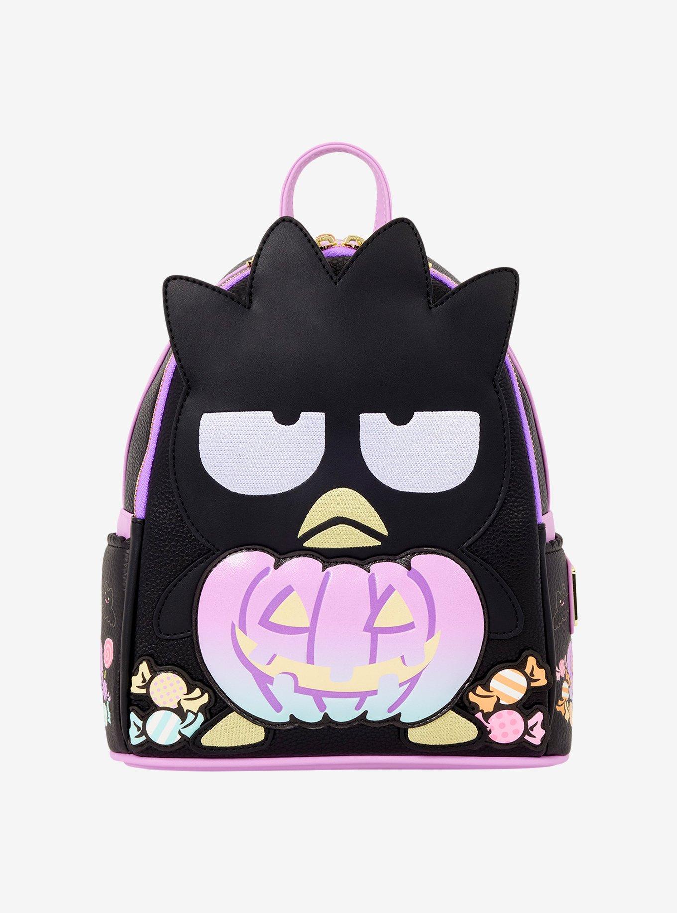 Loungefly Sanrio Badtz-Maru Pumpkin Light-Up Mini Backpack
