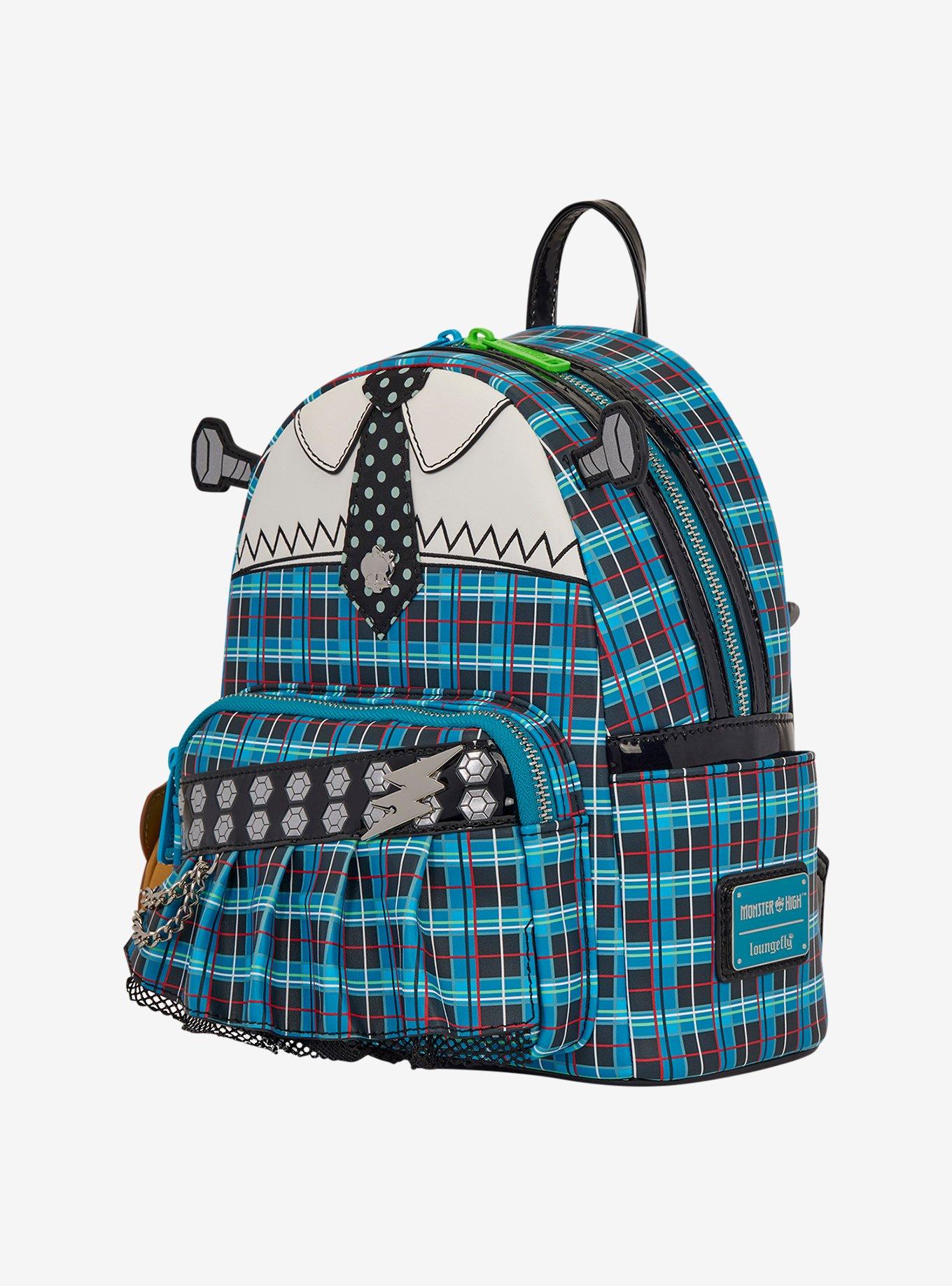 Loungefly Monster High Frankie Figural Mini Backpack with Coin Purse