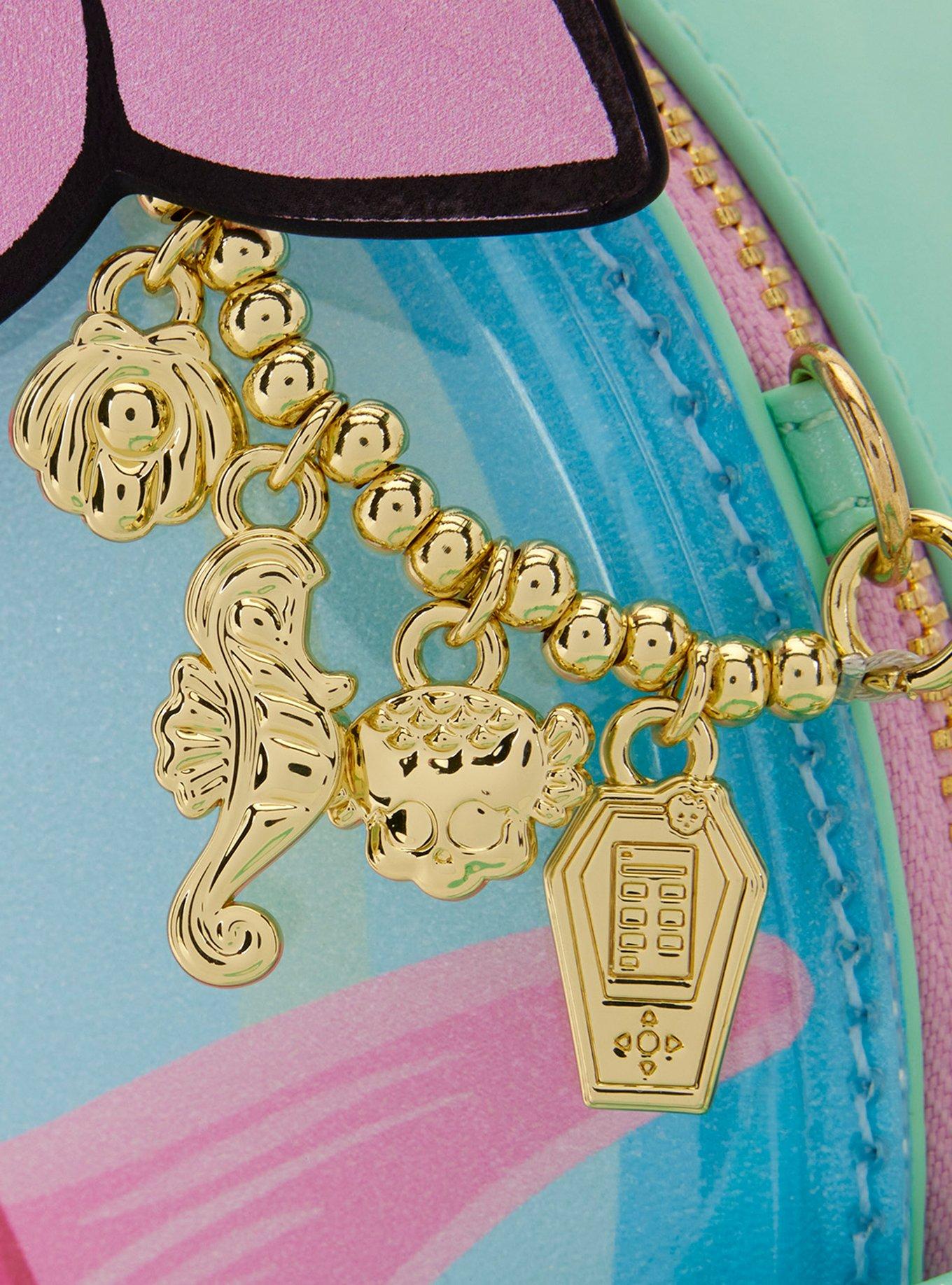 Loungefly Monster High Lagoona Blue Neptuna Crossbody Bag, , alternate - view 4