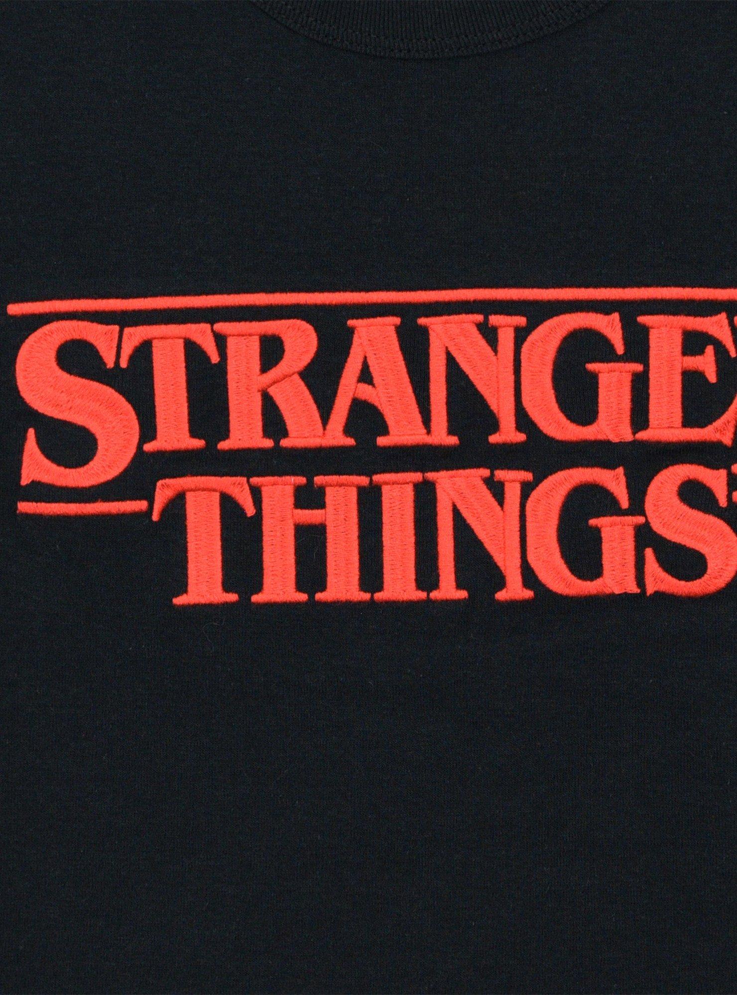 Stranger Things Embroidered Logo Girls Baby T-Shirt, , hi-res