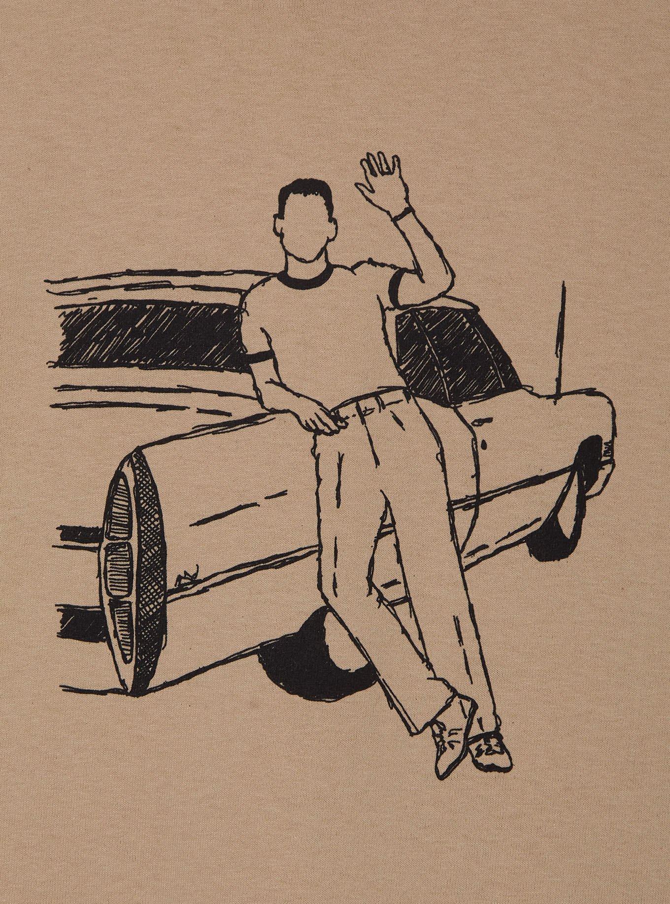 Bleachers Graphic T-Shirt &mdash; BoxLunch Exclusive, BEIGE, alternate