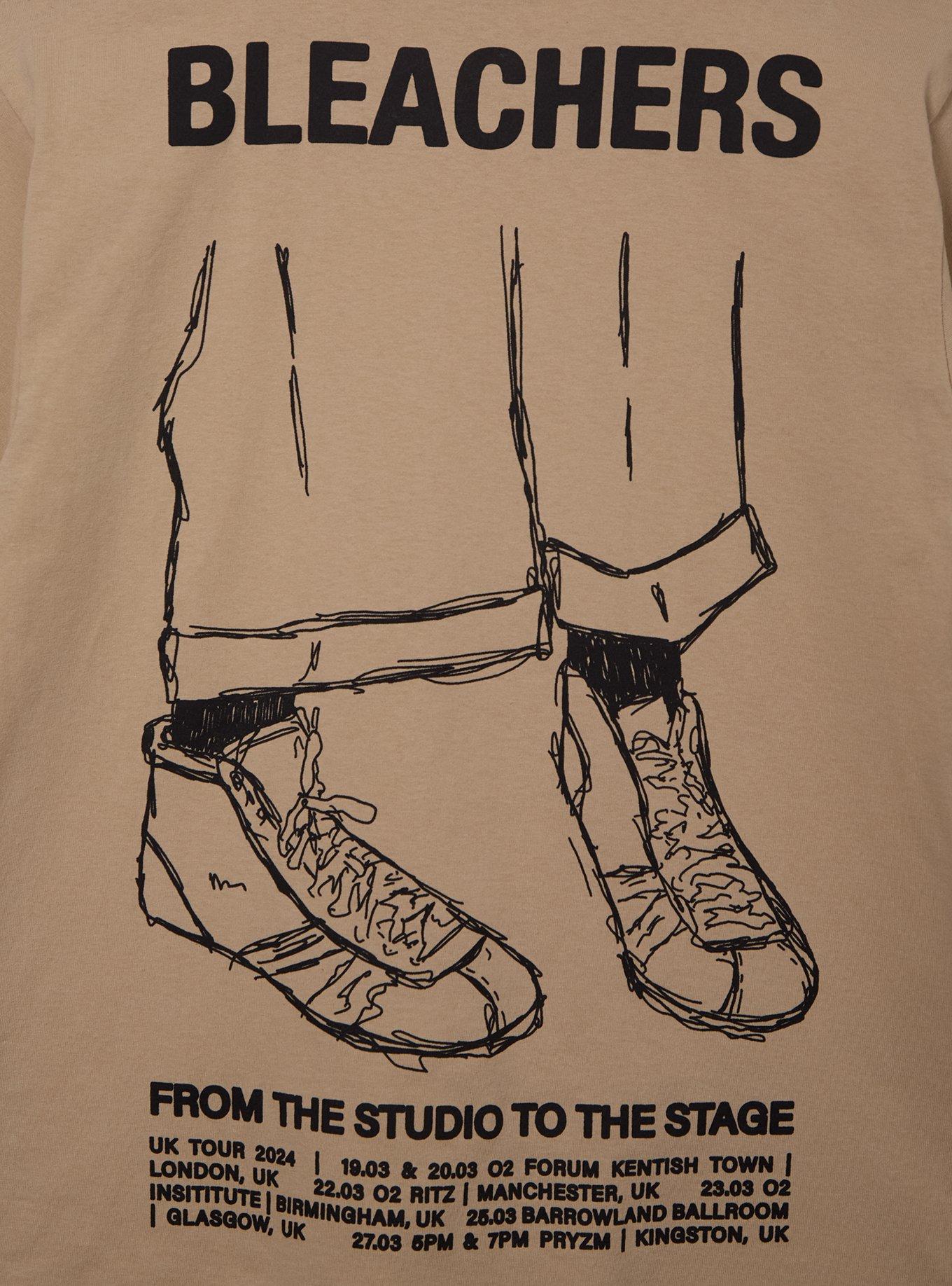 Bleachers Graphic T-Shirt &mdash; BoxLunch Exclusive, BEIGE, alternate