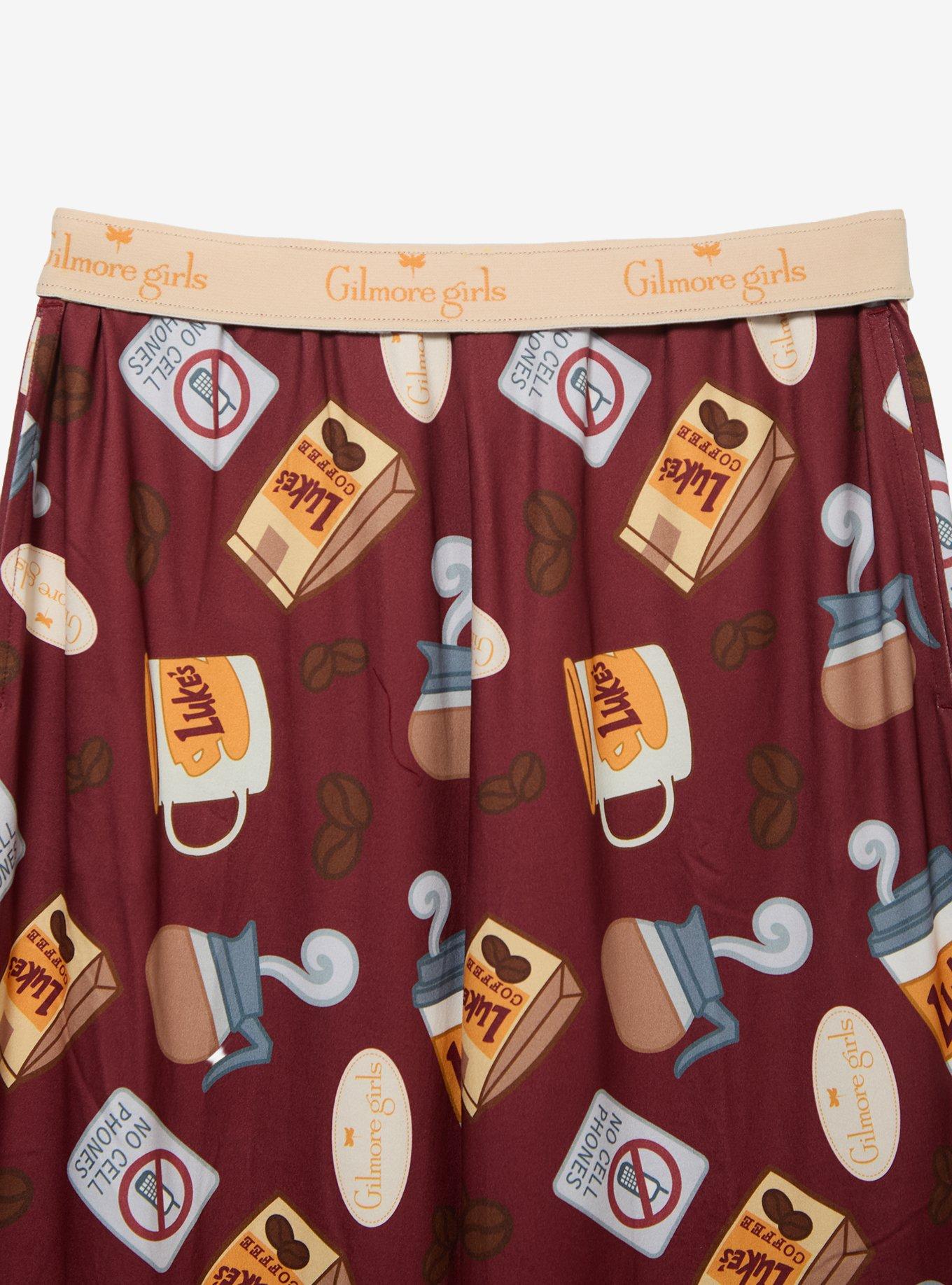 Gilmore Girls Coffee Icons Allover Print Women's Sleep Pants — BoxLunch Exclusive