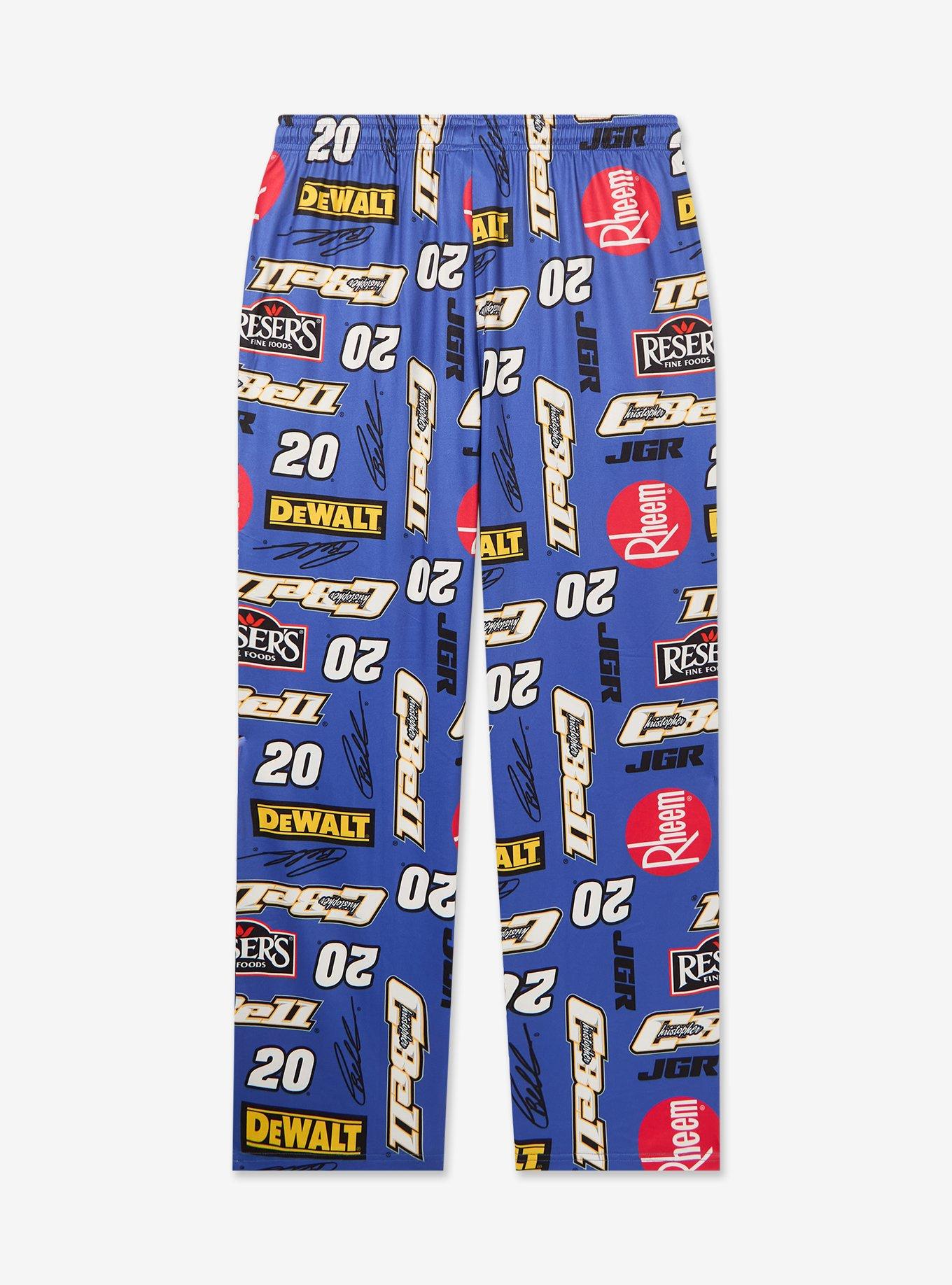 NASCAR Joe Gibbs Racing Team Icons Allover Print Sleep Pants &mdash; BoxLunch Exclusive, , hi-res