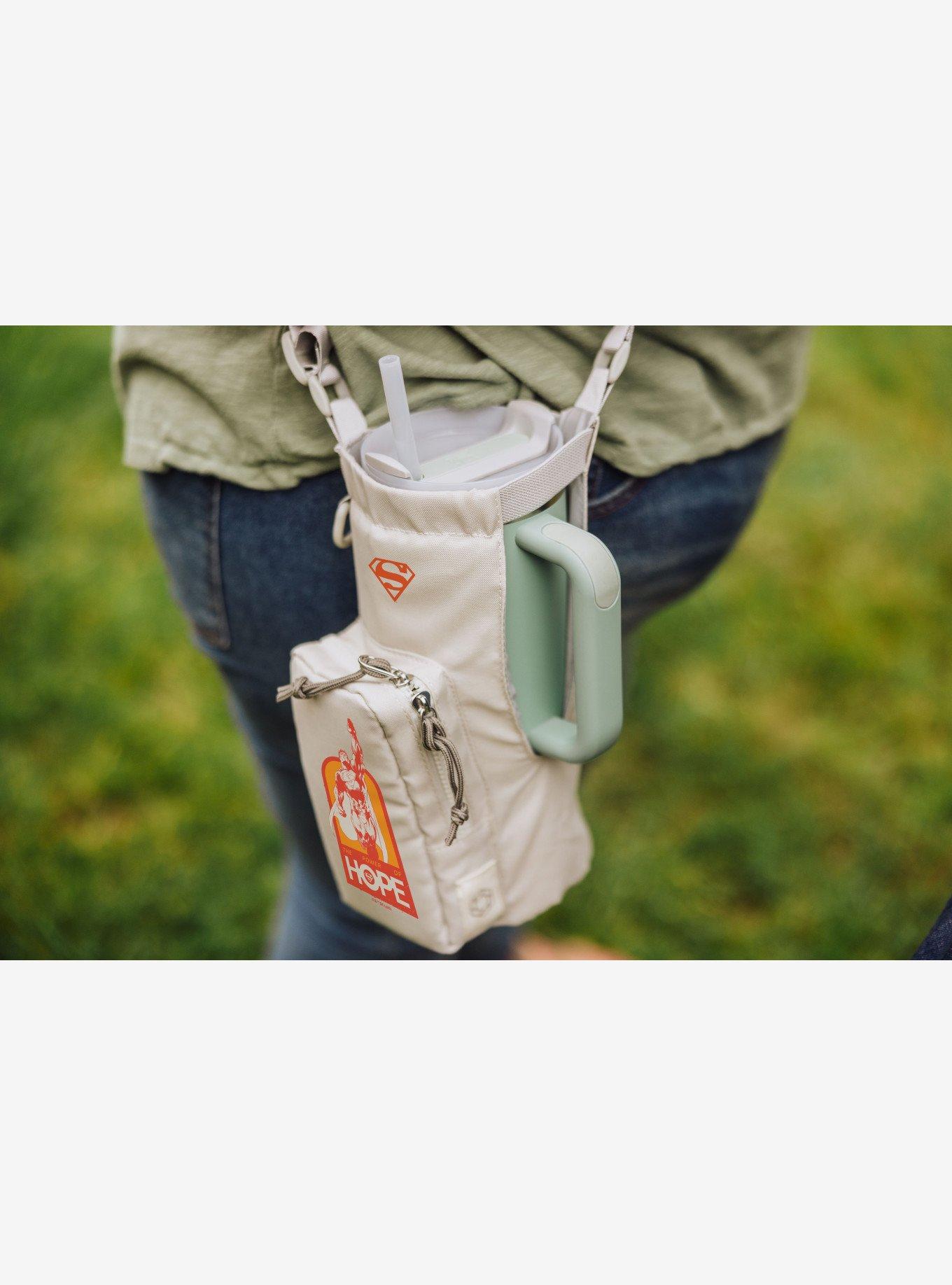 DC Comics Superman Eclipse 40oz Tumber Tote Crossbody Bag