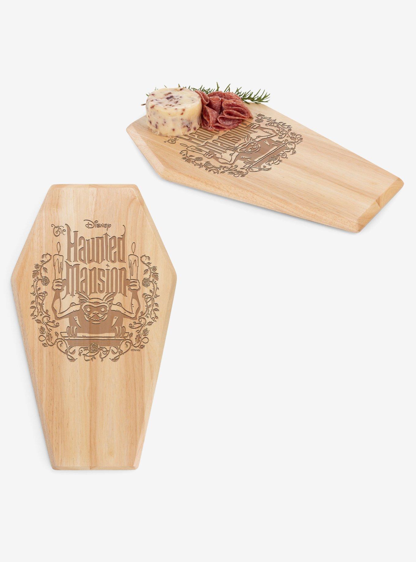 Disney The Haunted Mansion Gargoyle Coffin Shaped Serving Board