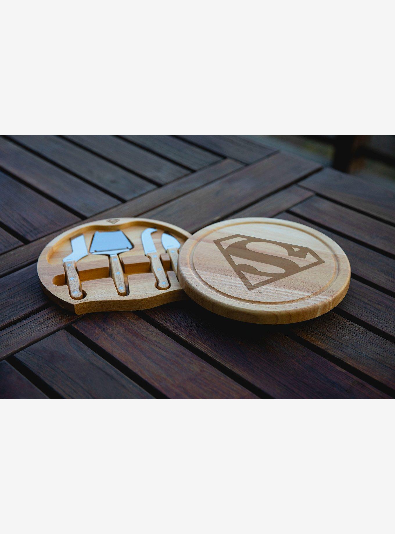 DC Comics Superman Circo Cheese Cutting Board and Tools Set, , alternate