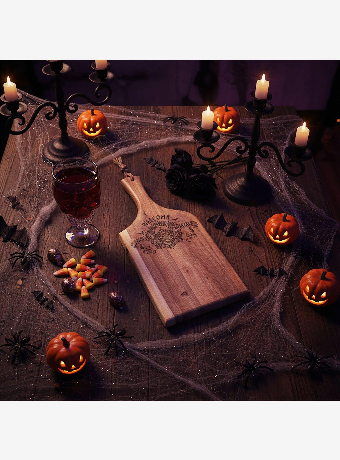 Disney The Haunted Mansion Welcome Foolish Mortals Artisan 18" Serving Board