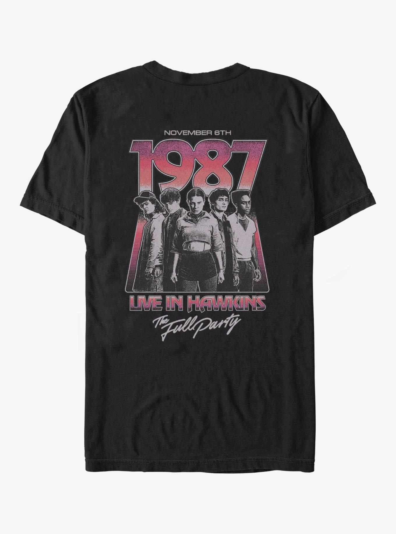 Stranger Things Live In Hawkins Full Party T-Shirt, , hi-res