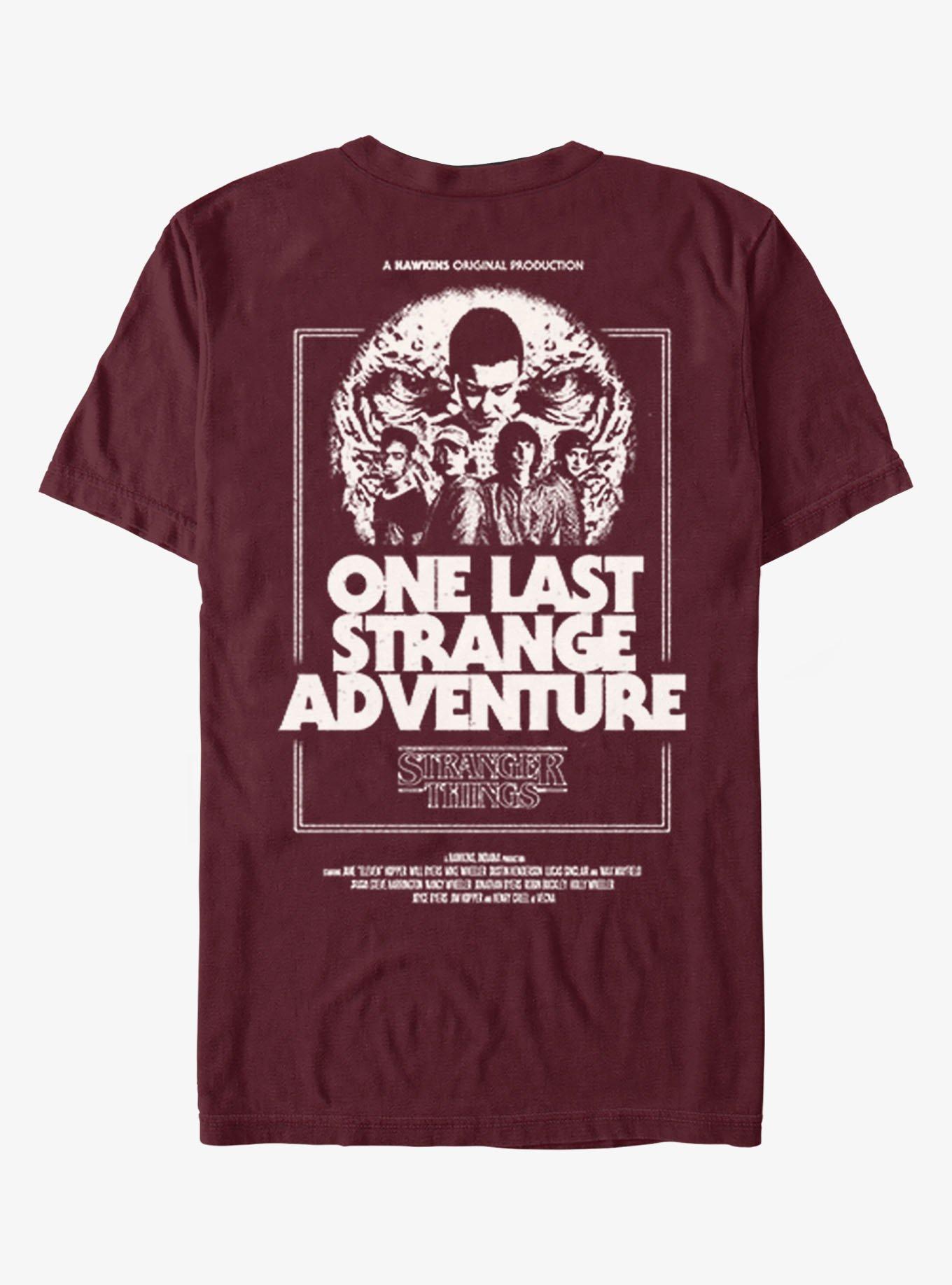 Stranger Things One Last Adventure Poster T-Shirt, , hi-res