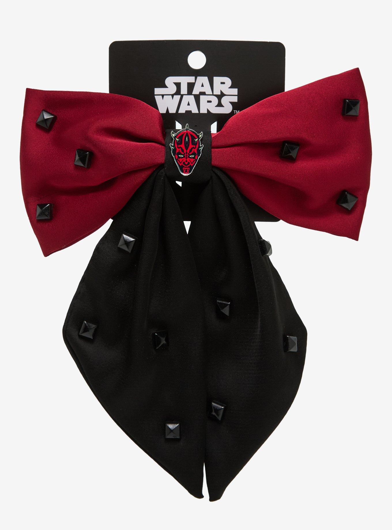 Star Wars Darth Maul Studded Bow Hair Clip - BoxLunch Exclusive, , hi-res