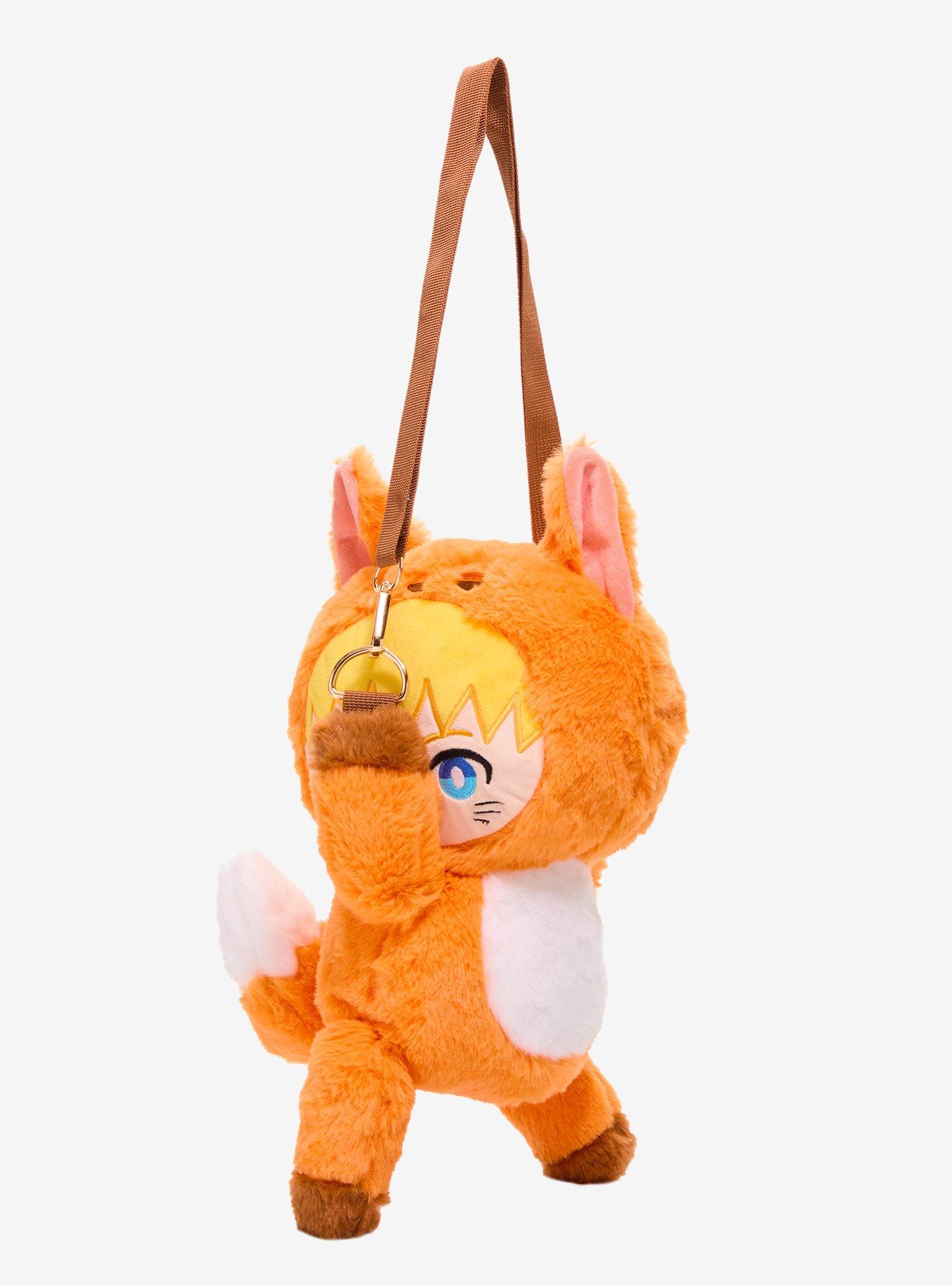 Naruto Fox Plush Crossbody Bag, , alternate
