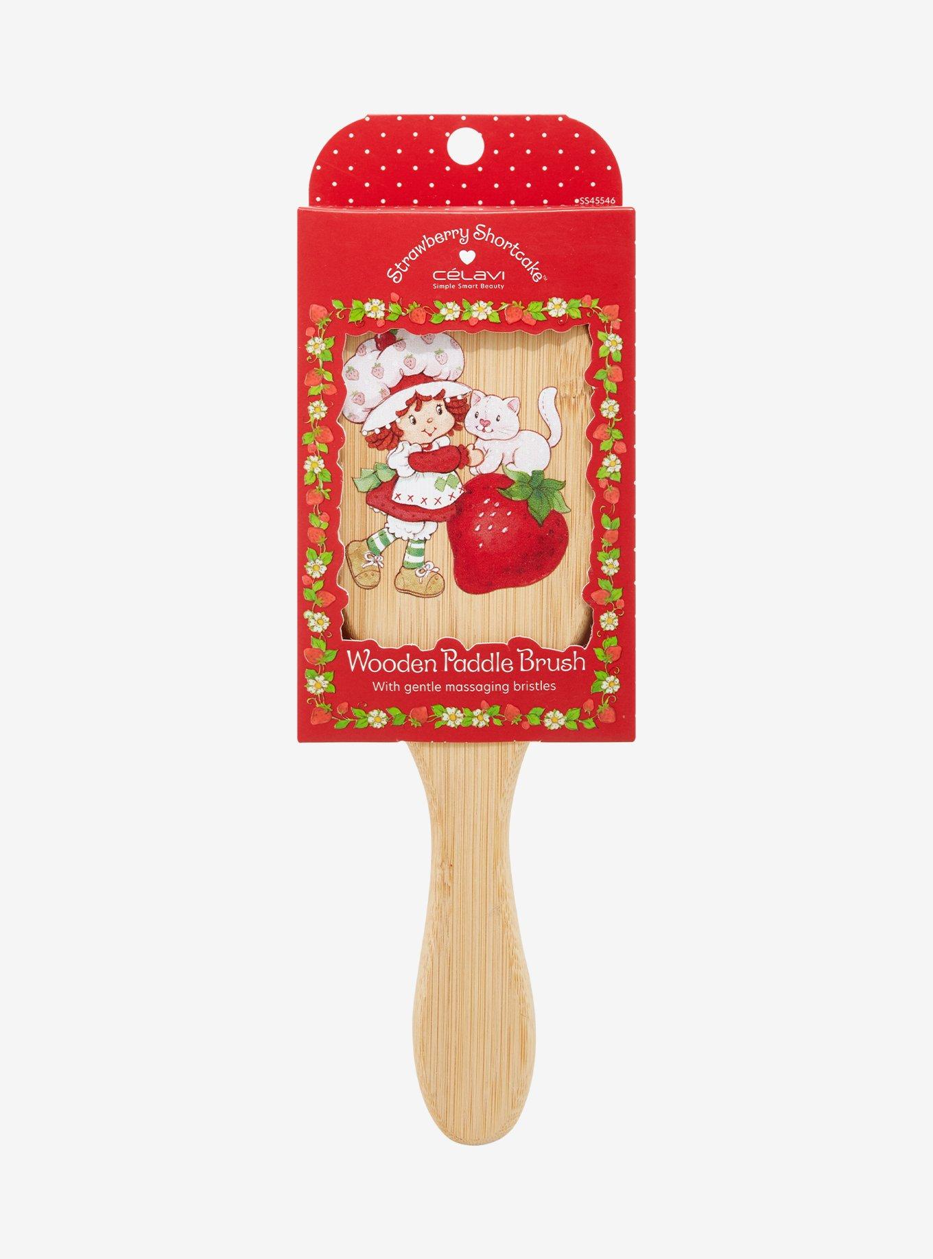 C&eacute;lavi Strawberry Shortcake Wooden Paddle Hair Brush, , alternate