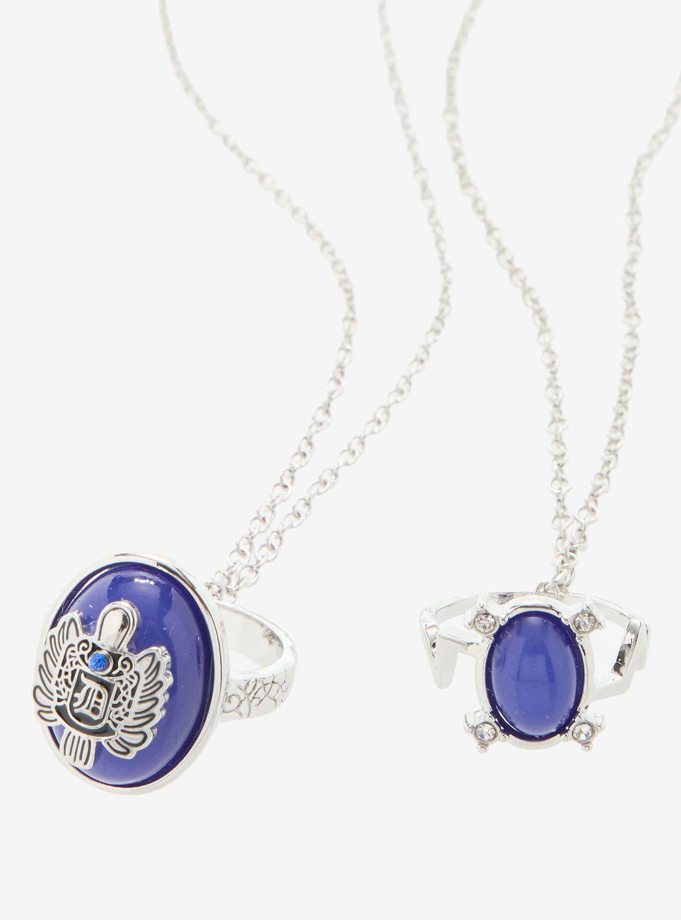 The Vampire Diaries Elena & Damon Daylight Ring Necklace Set, , hi-res