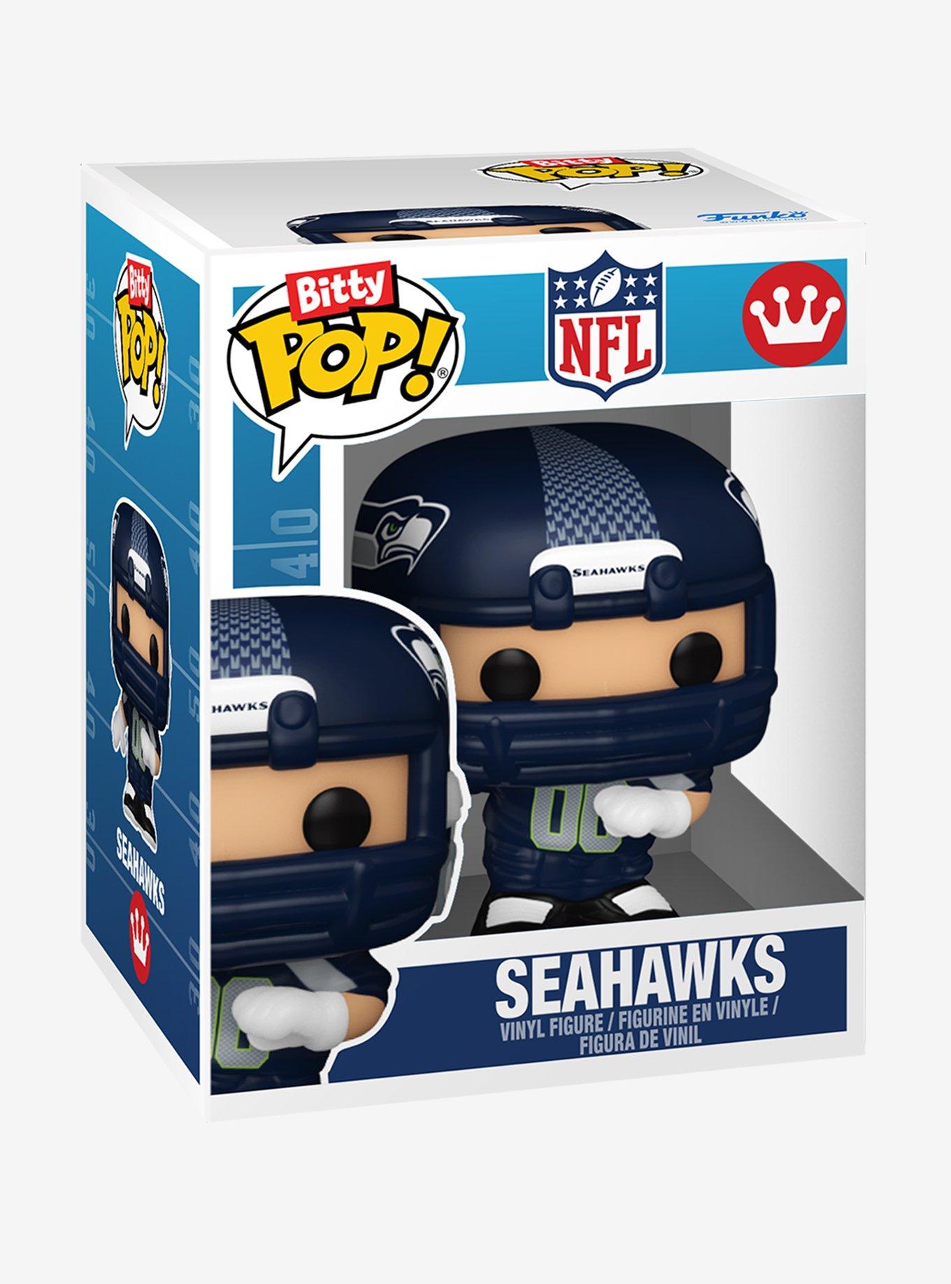 Funko Bitty Pop! Sports NFL Seattle Seahawks Helmet and Player Mini Vinyl Figure, , hi-res
