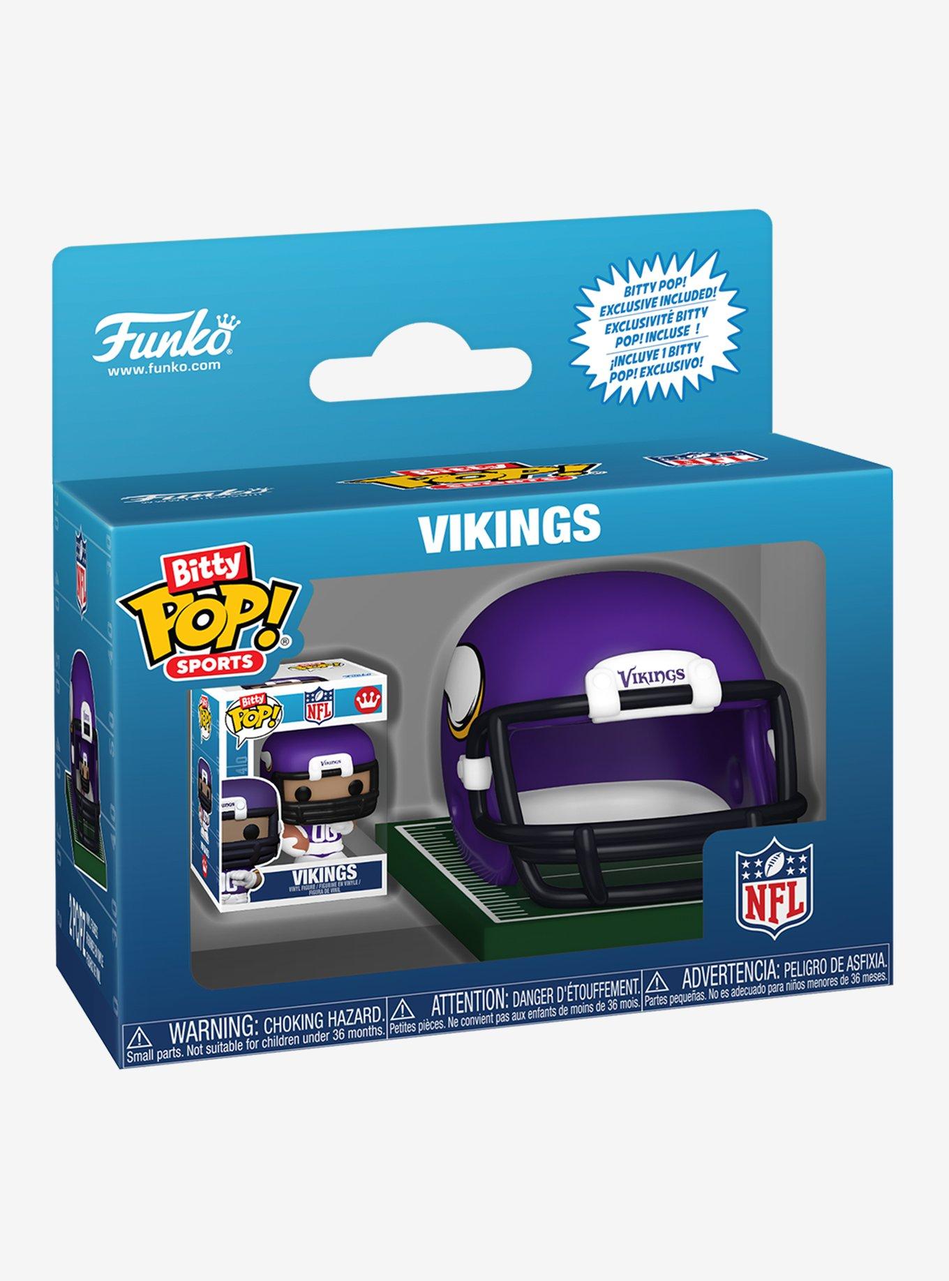 Funko Bitty Pop! Sports NFL Minnesota Vikings Helmet and Player Mini Vinyl Figure, , hi-res