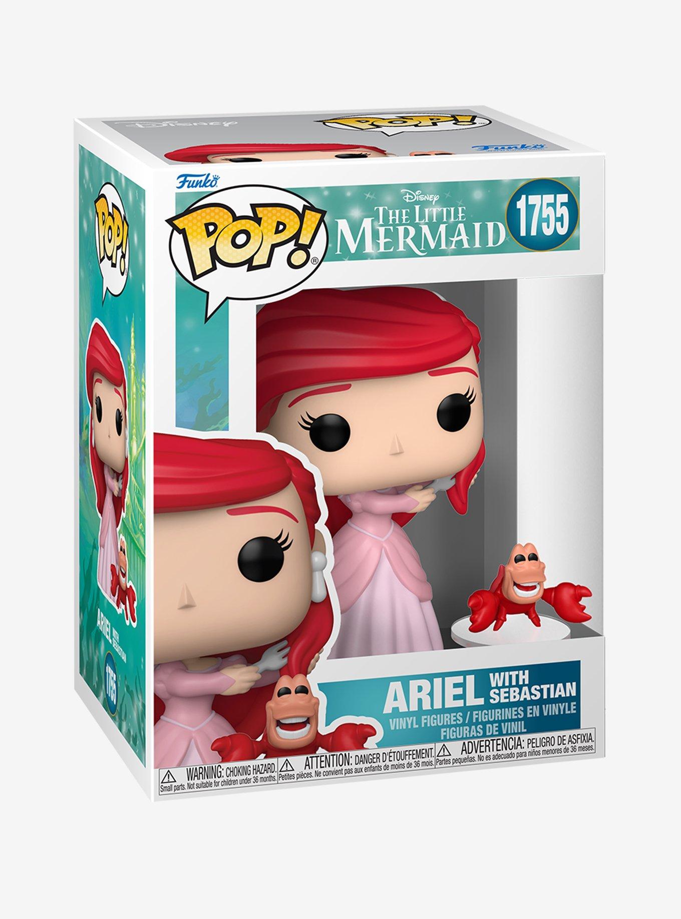 Funko Pop! Disney The Little Mermaid Ariel with Sebastian Vinyl Figure, , hi-res