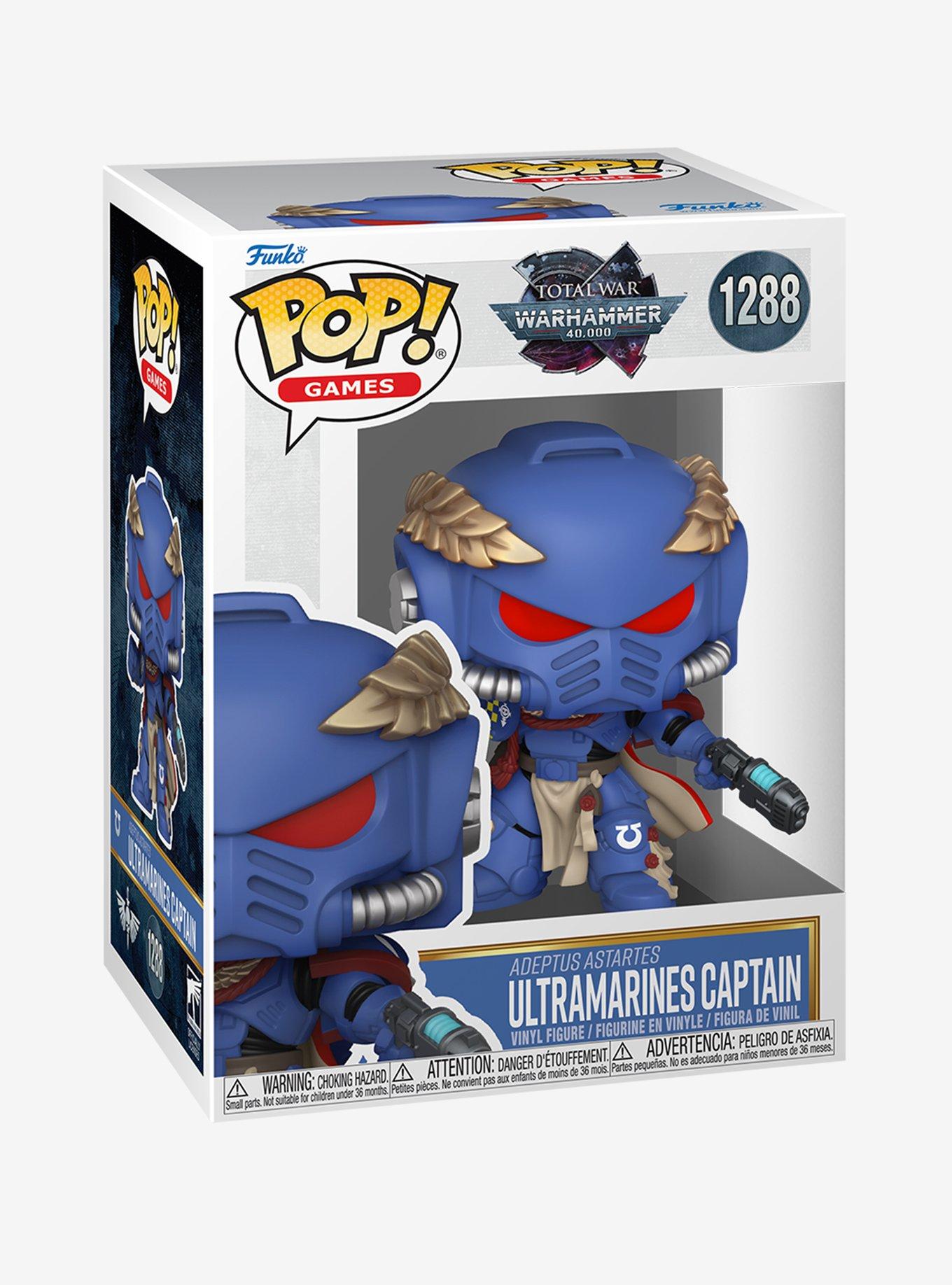 Funko Pop! Games Total War: WARHAMMER 40,000 Ultramarines Captain Vinyl Figure, , hi-res