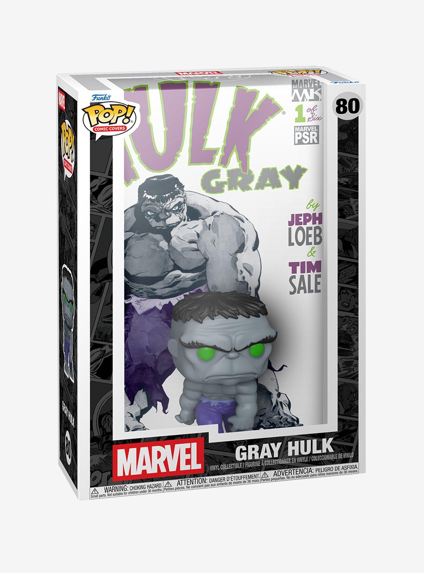 Funko Pop! Comic Cover Marvel Gray Hulk Vinyl Bobblehead, , hi-res