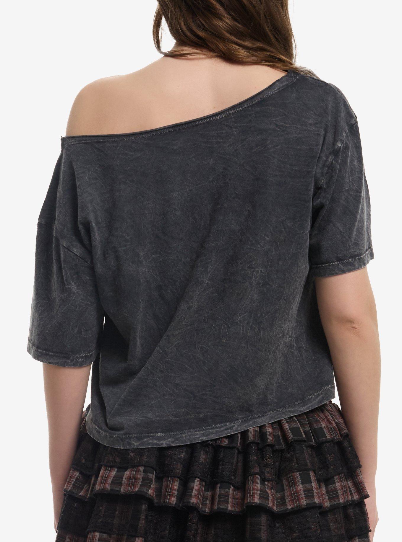 Hello Kitty Punk Girls Off-Shoulder T-Shirt, MULTI, alternate