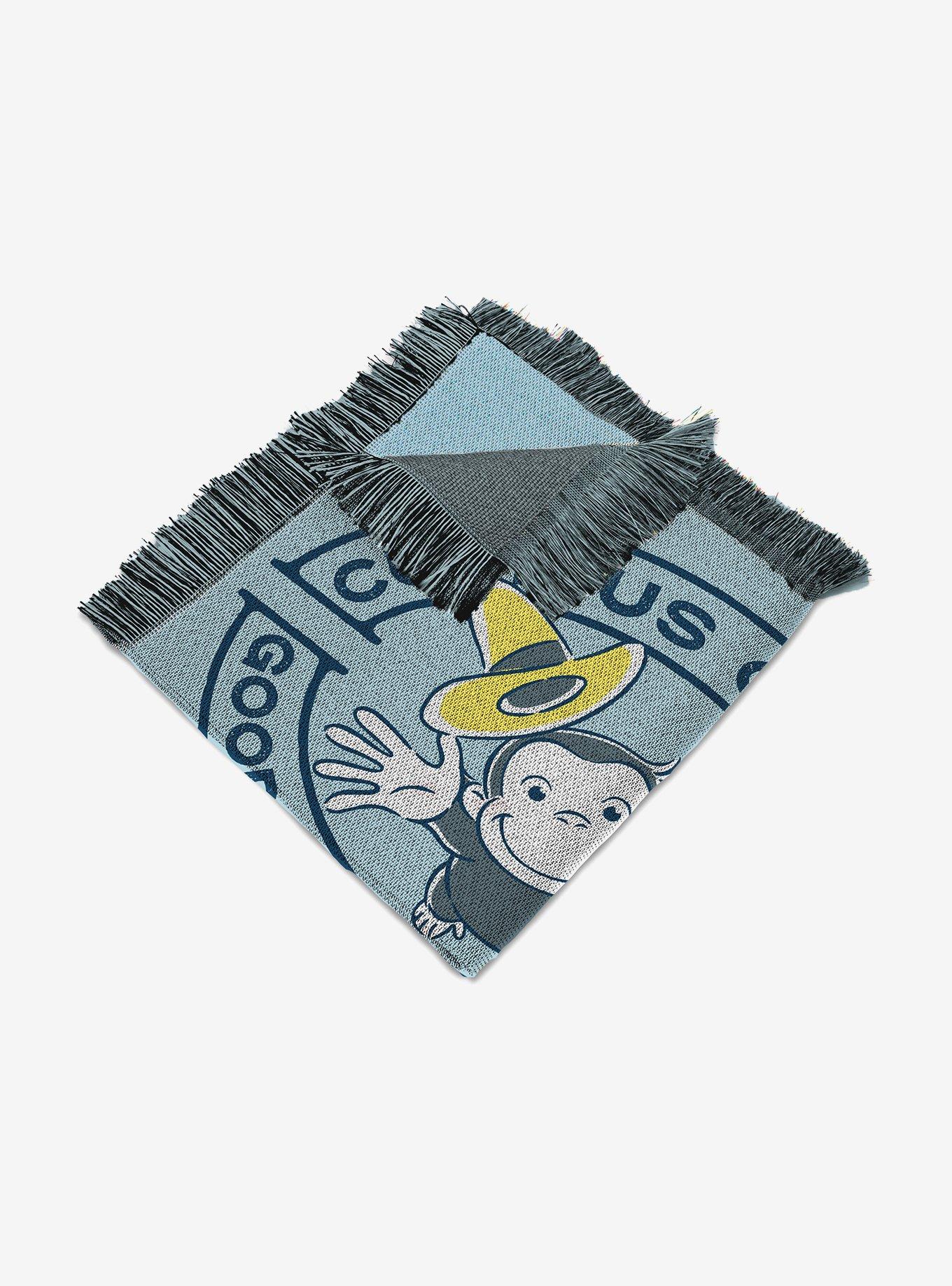 Curious George Good Little Monkey Tapestry Throw Blanket, , alternate