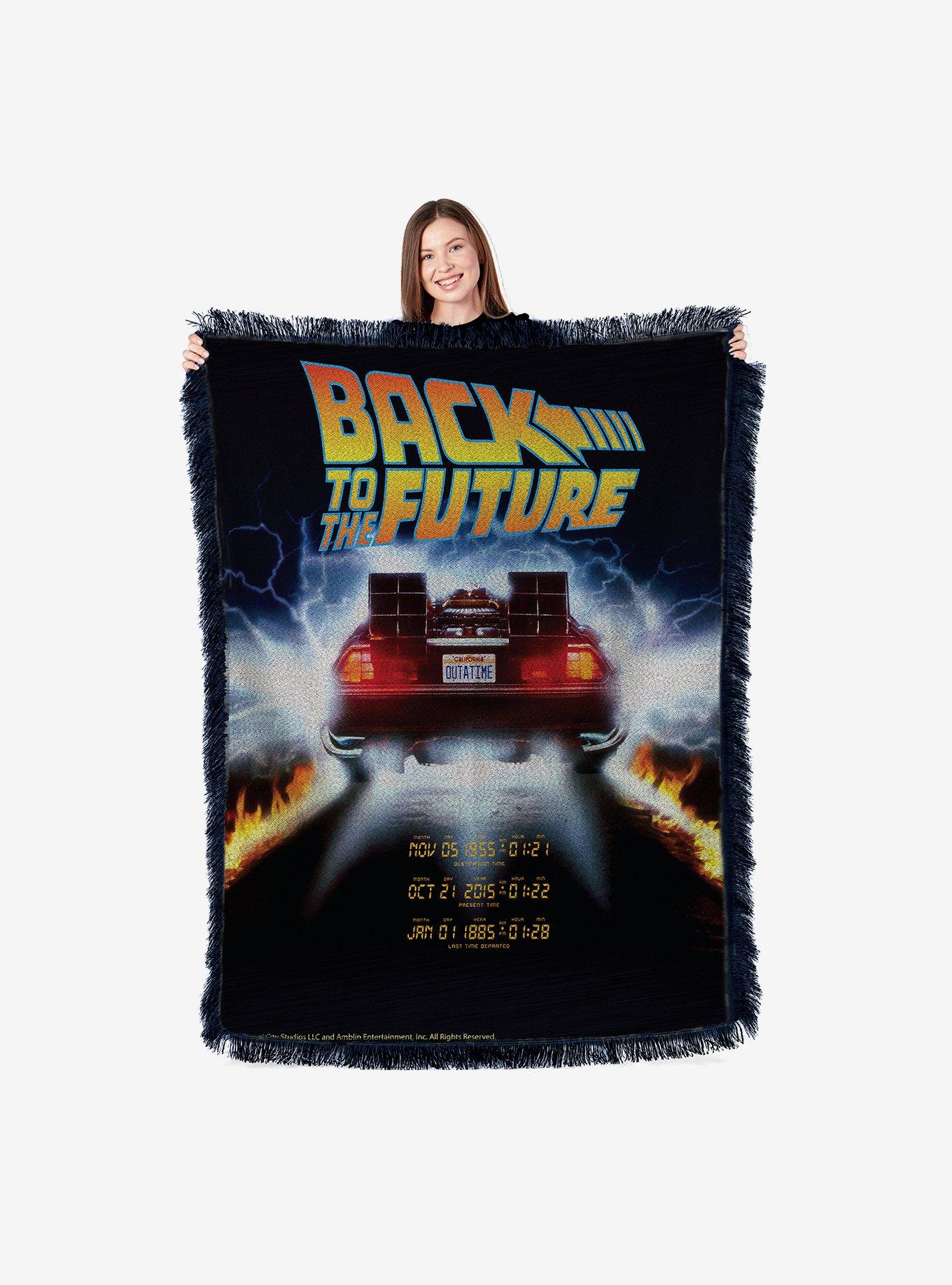 Back To The Future Out of Time Tapestry Throw Blanket, , hi-res