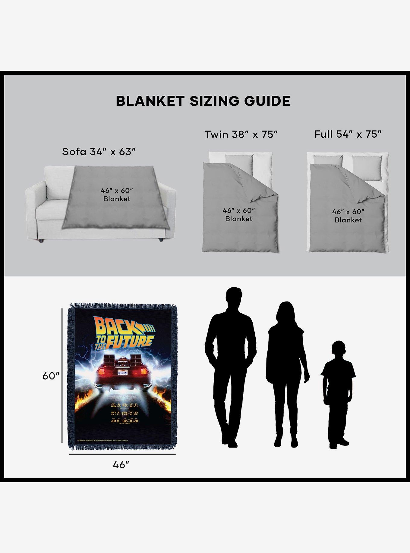 Back To The Future Out of Time Tapestry Throw Blanket, , alternate