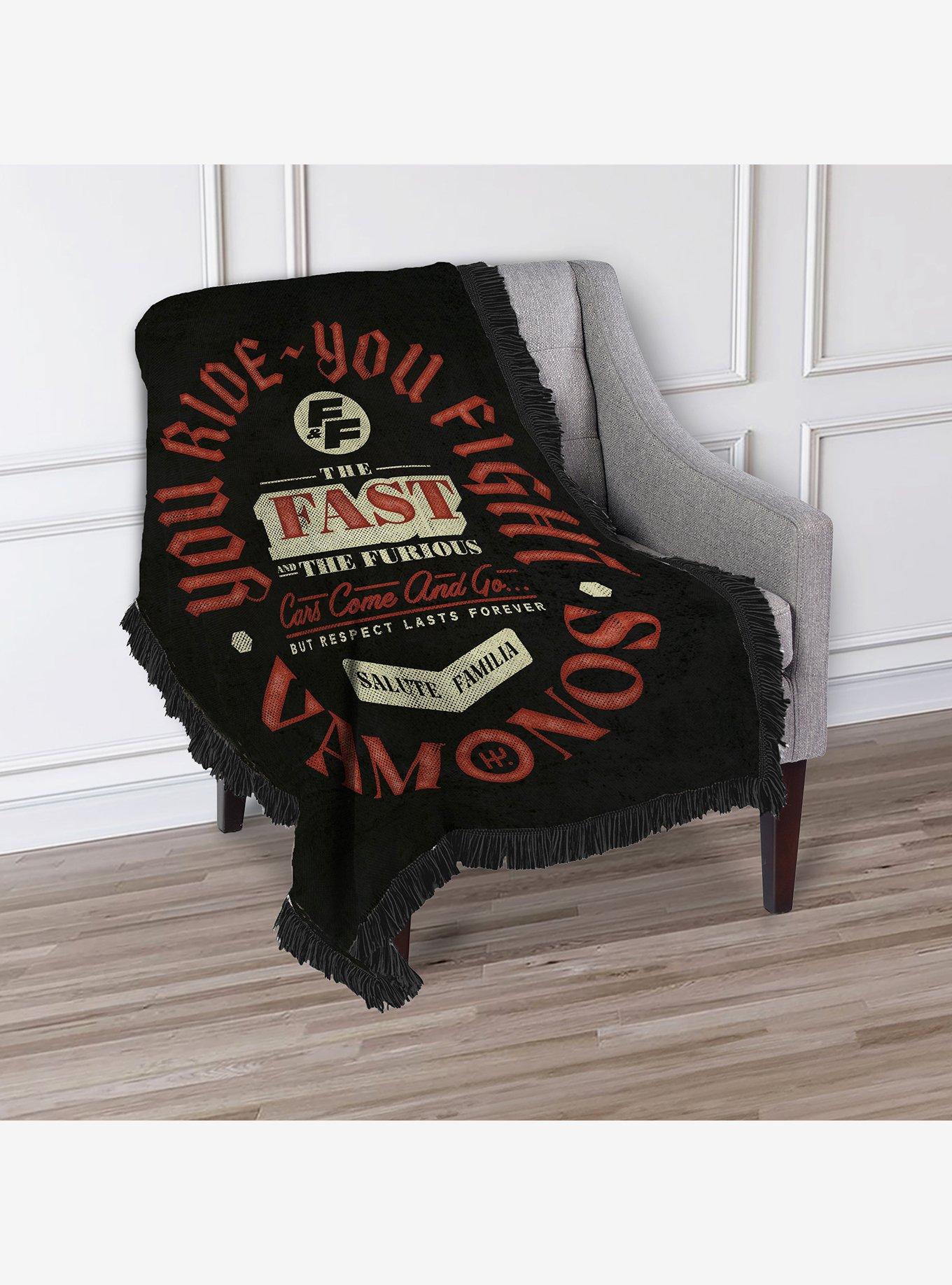 Fast & Furious Cars Come and Go Tapestry Throw Blanket, , alternate