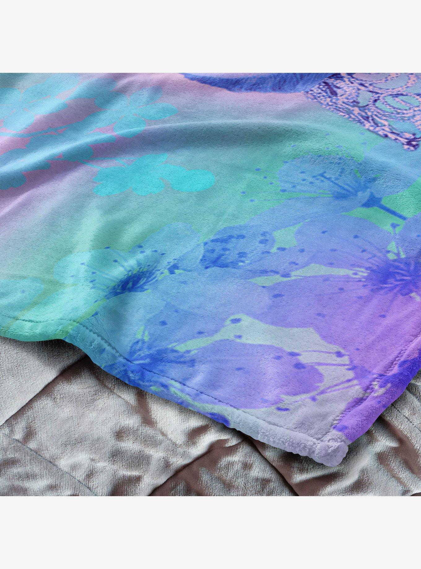 Wicked: For Good Glinda Blossoms 50x60" Silk Touch Throw Blanket, , alternate