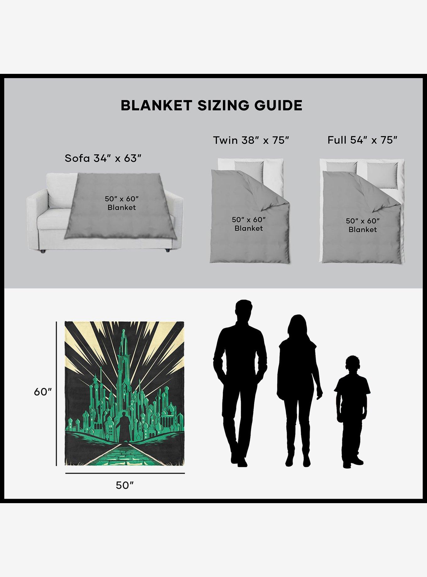 Wicked: For Good All Roads Silk Touch Sherpa Throw Blanket