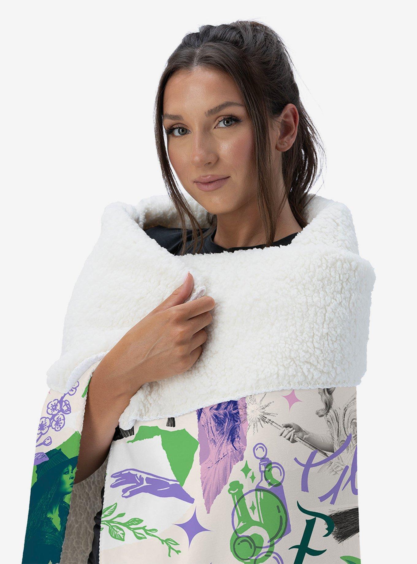 Wicked: For Good Silk Touch Sherpa Throw Blanket, , alternate