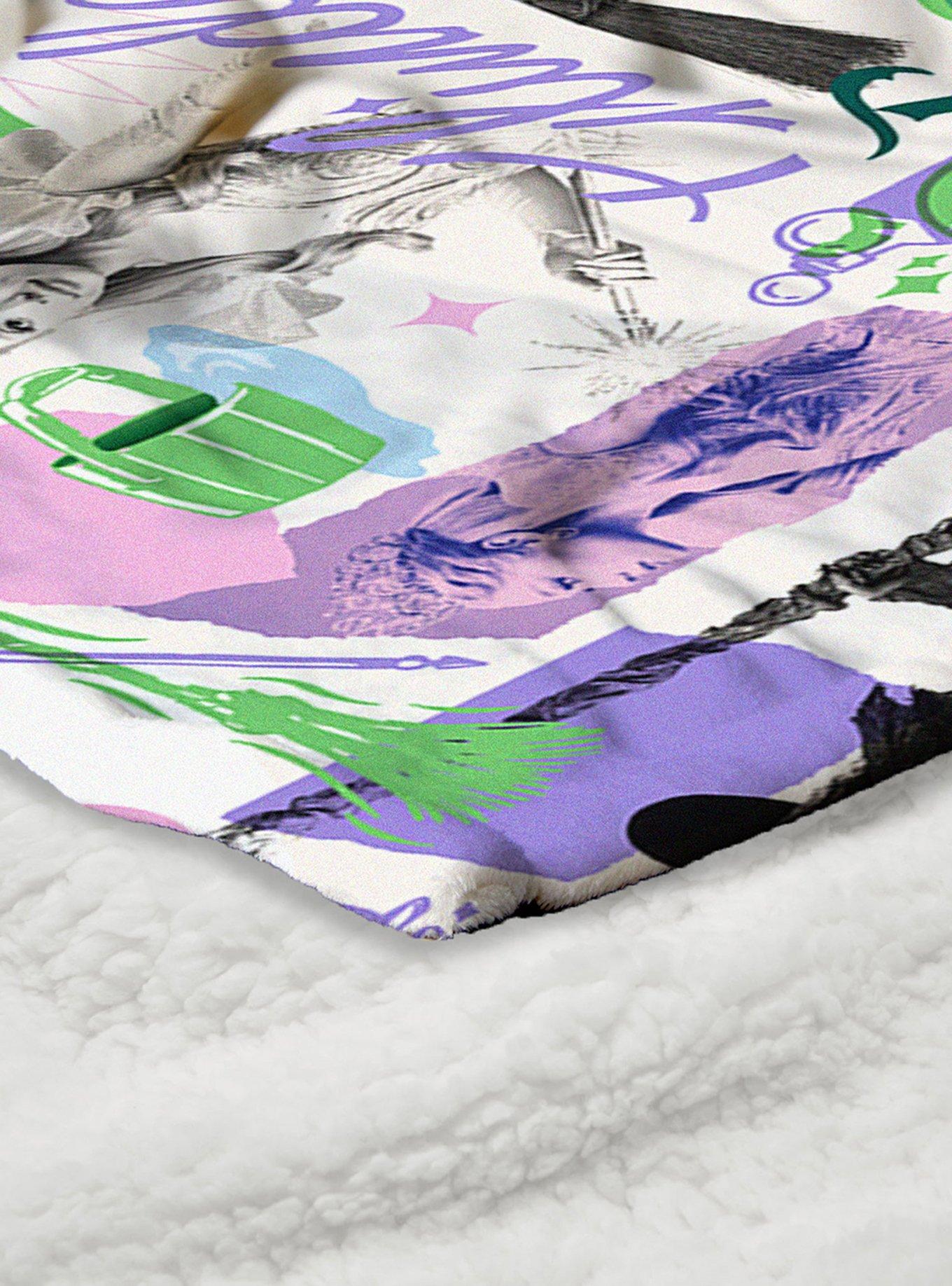 Wicked: For Good Silk Touch Sherpa Throw Blanket, , alternate
