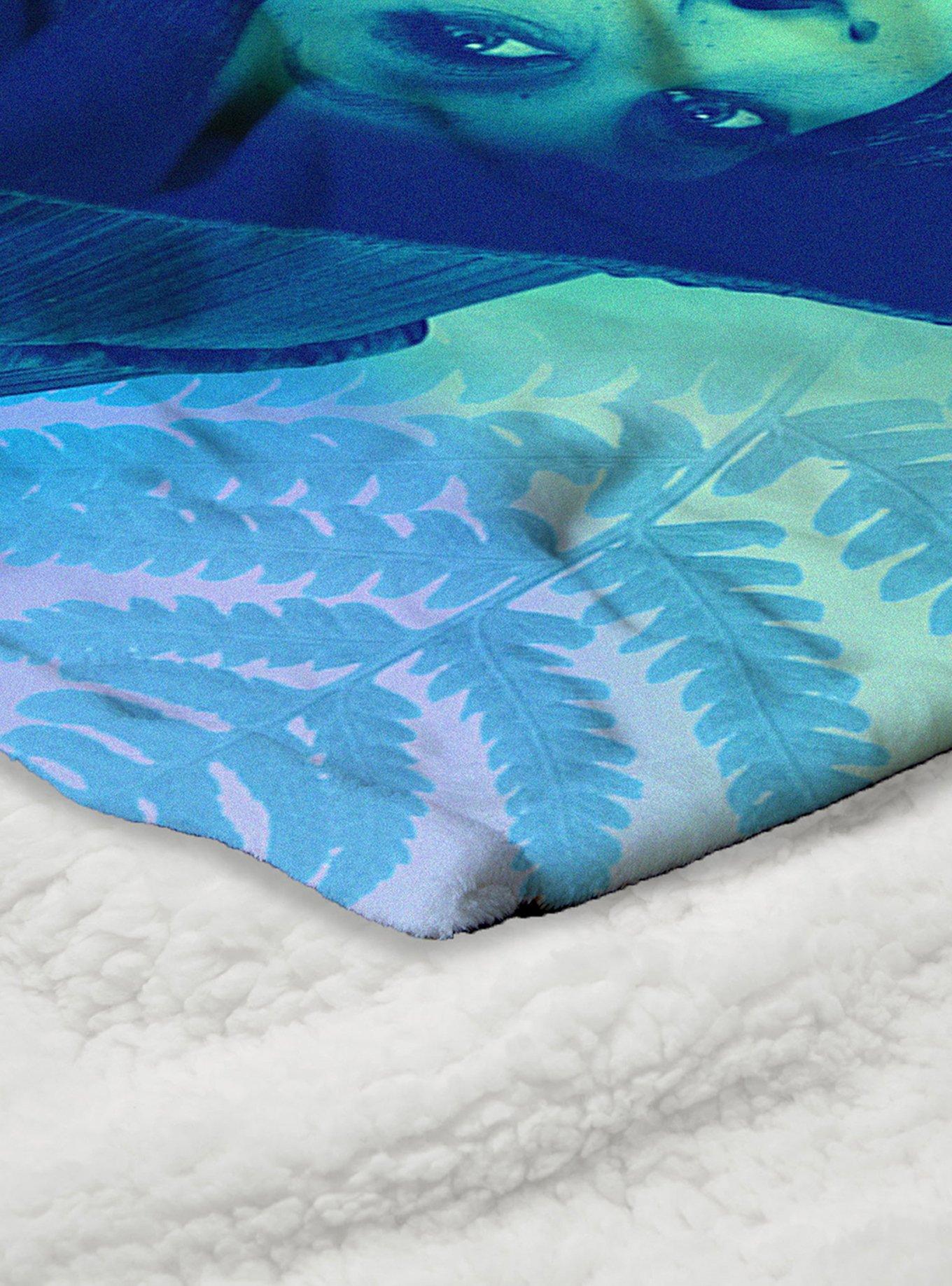 Wicked: For Good Greenery Silk Touch Sherpa Throw Blanket