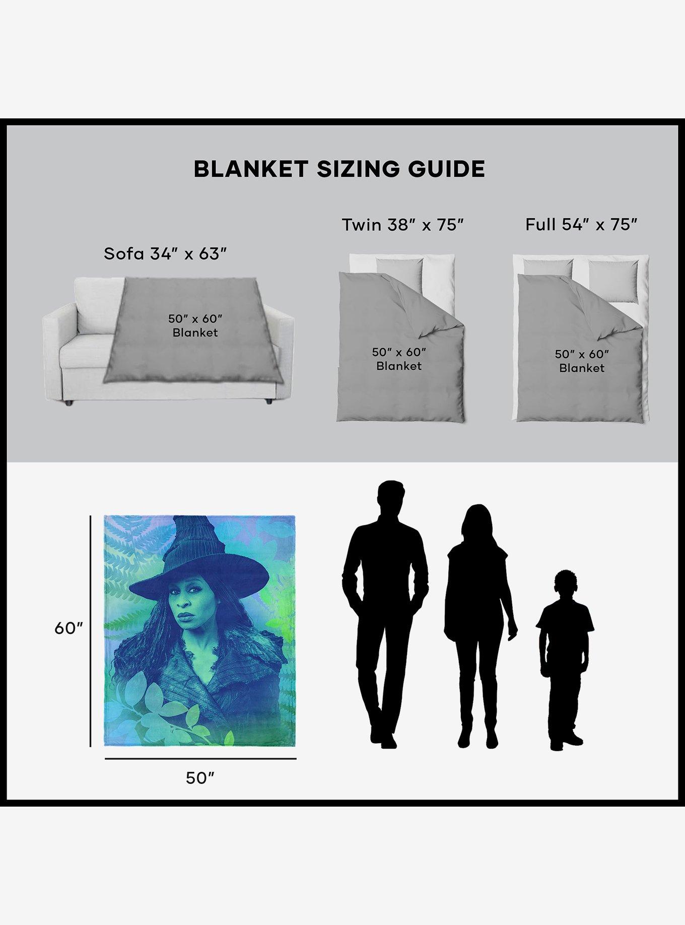 Wicked: For Good Greenery Silk Touch Sherpa Throw Blanket, , alternate