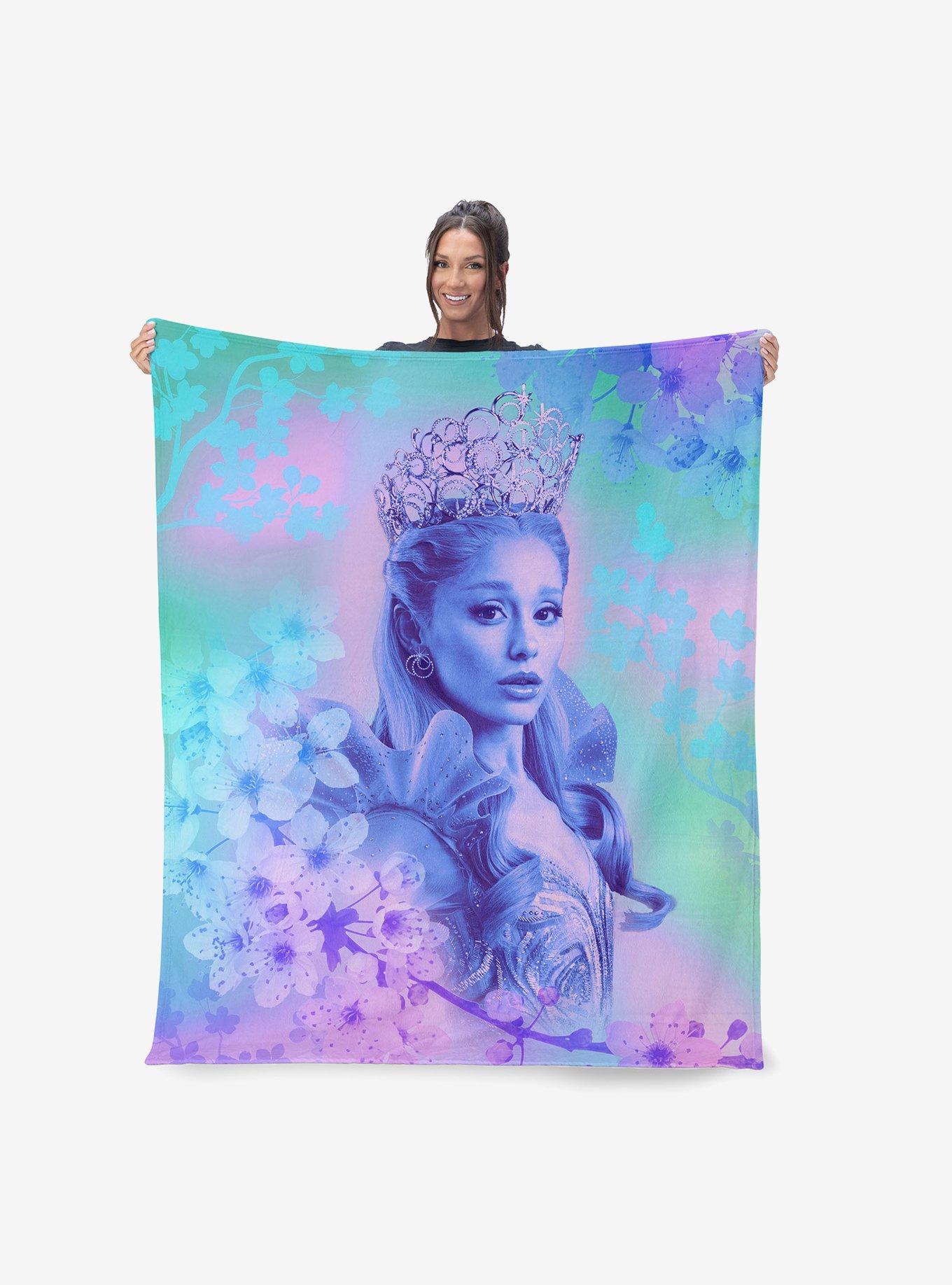 Wicked: For Good Glinda Blossoms Silk Touch Sherpa Throw Blanket