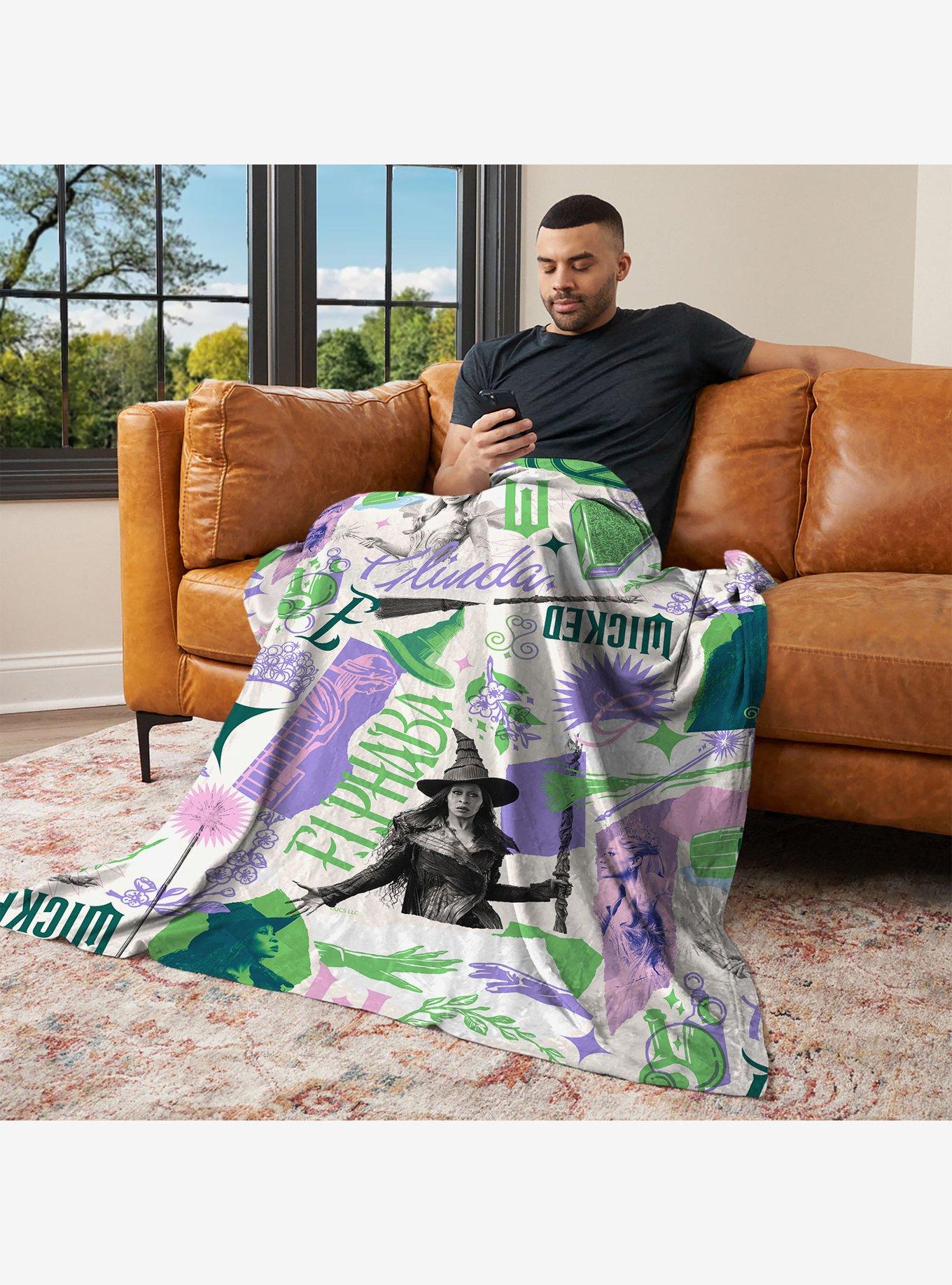 Wicked: For Good 60x80" Silk Touch Throw Blanket, , hi-res