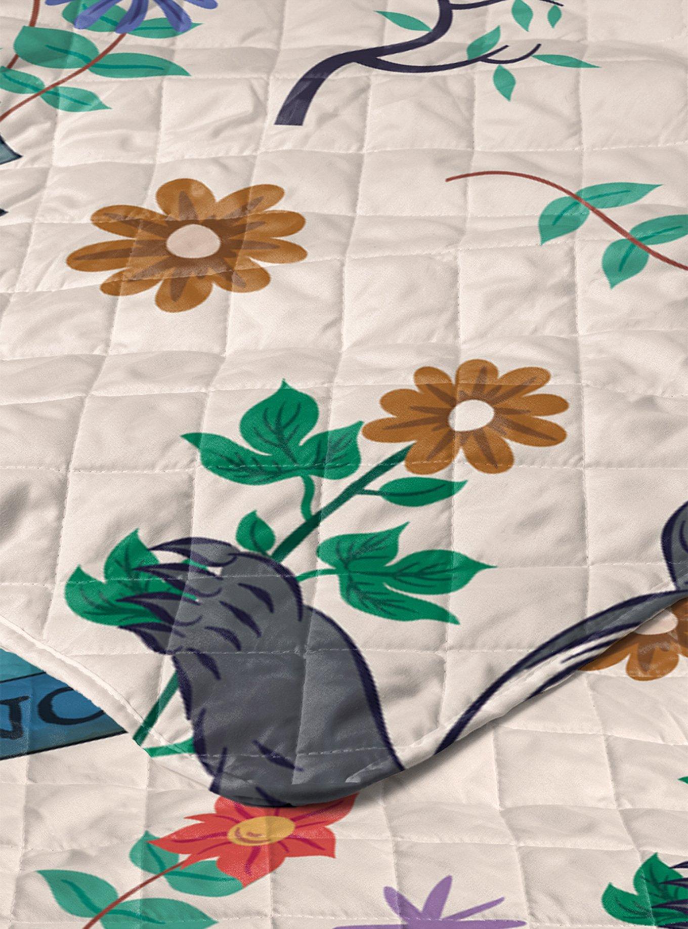 Harry Potter Botanical Crests 60x90" Quilted Throw Blanket, , alternate