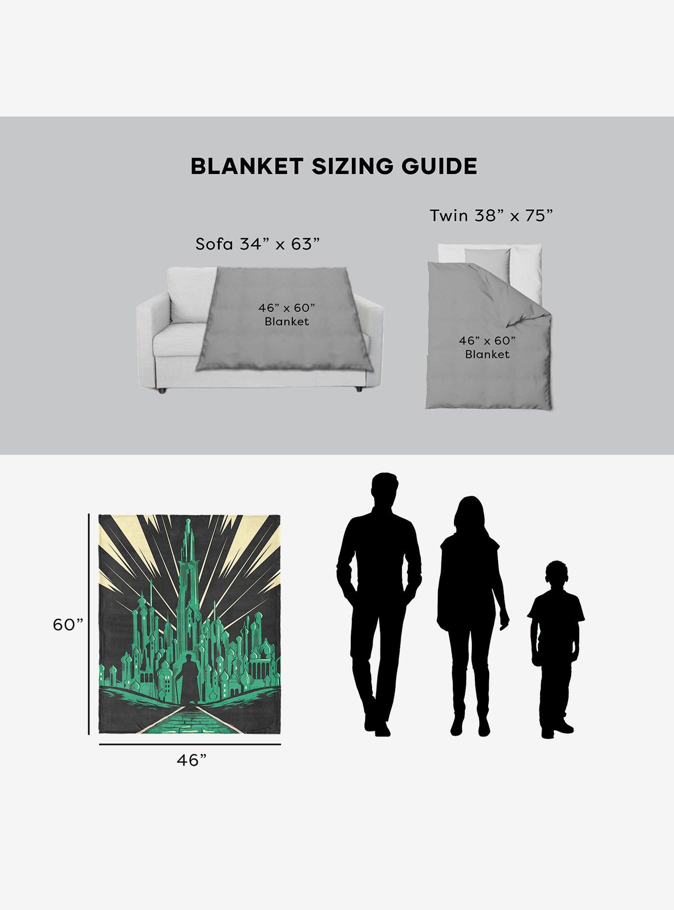 Wicked: For Good All Roads 46x60" Silk Touch Throw Blanket, , alternate