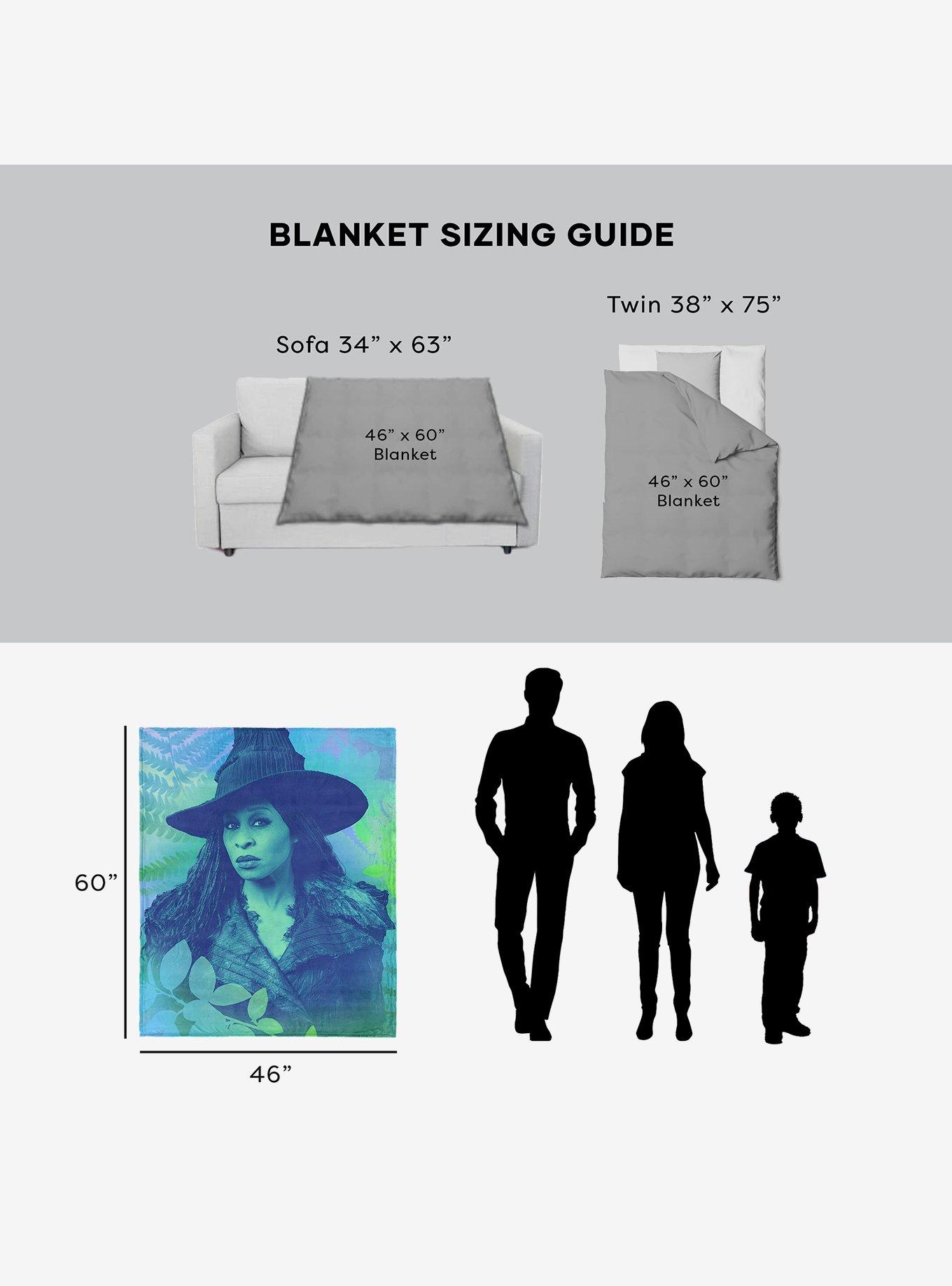 Wicked: For Good Greenery 46x60" Silk Touch Throw Blanket, , alternate